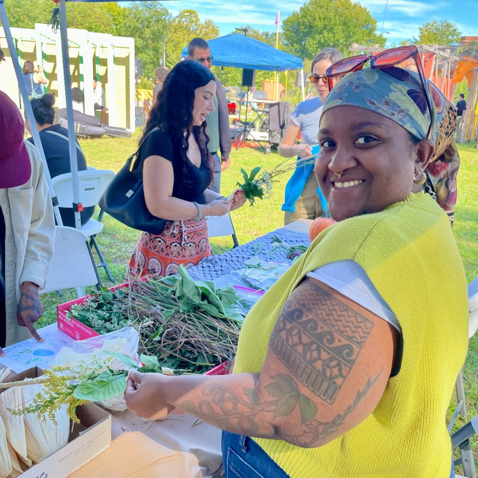 Many, many thanks to everyone who was part of &ldquo;Lulavs on Location&rdquo; Sunday afternoon in North Lawndale! We so enjoyed crafting beautiful, ephemeral lulav with everyone who visited our space. Braiding together plants native to the Great Pla