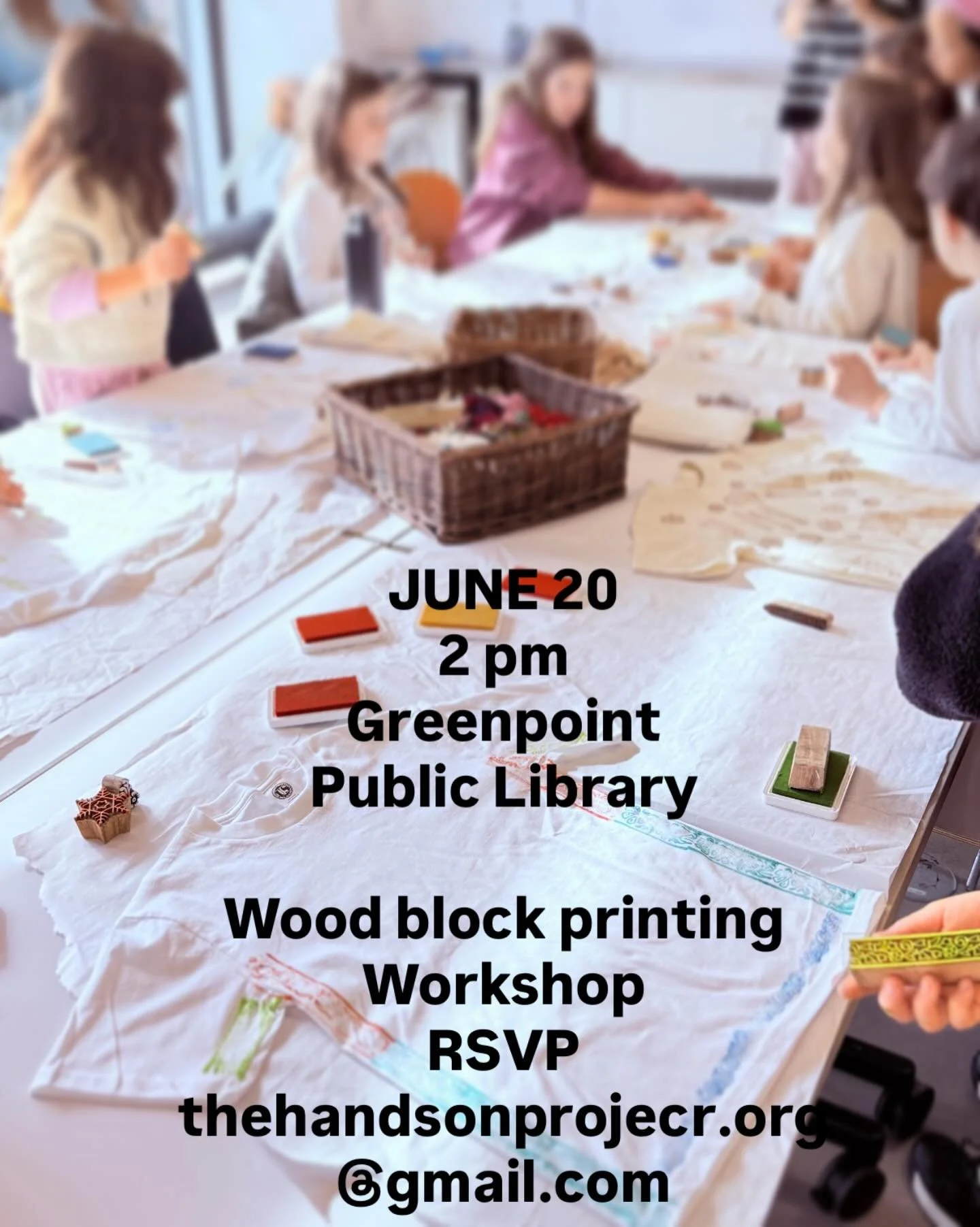 Our next workshop is online!!
Join us on Saturday, June 20th
2-3:30 pm
Greenpoint Public Library 

Kids 7-12 and their families are welcome
Limited capacity, please RSVP or sign in online

🙏🏽
#educate
#preserve
#connect
