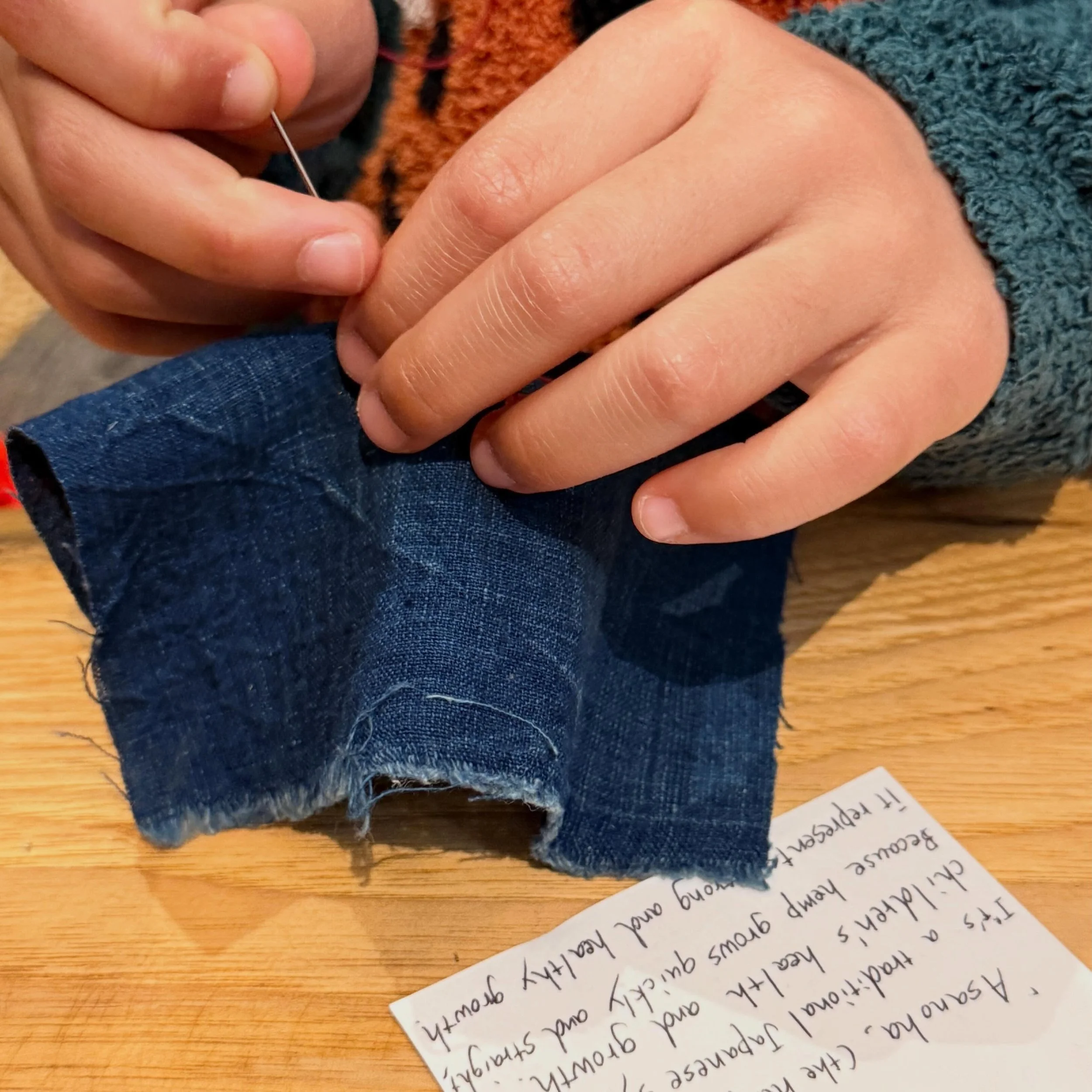 Hands at work, amazing to experience the natural talent and dedication when creating meaningful work with thread and a needle!!
Thank you to the age-mixed crowd that attended our Semamori Workshop benefit on Sunday.
Thank you Sasaki-san @vintagecusto