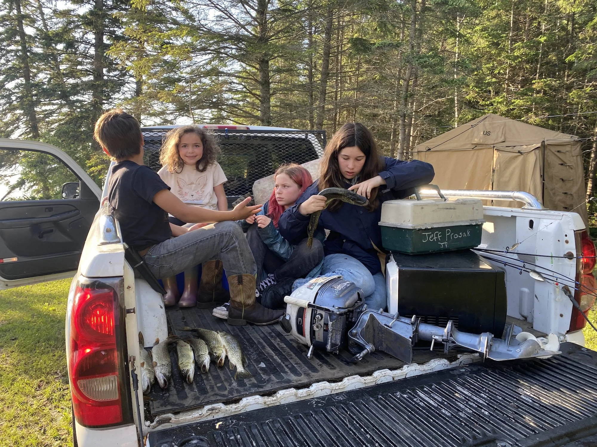 Fishing haul, Saskatchewan, Canada, June 2023