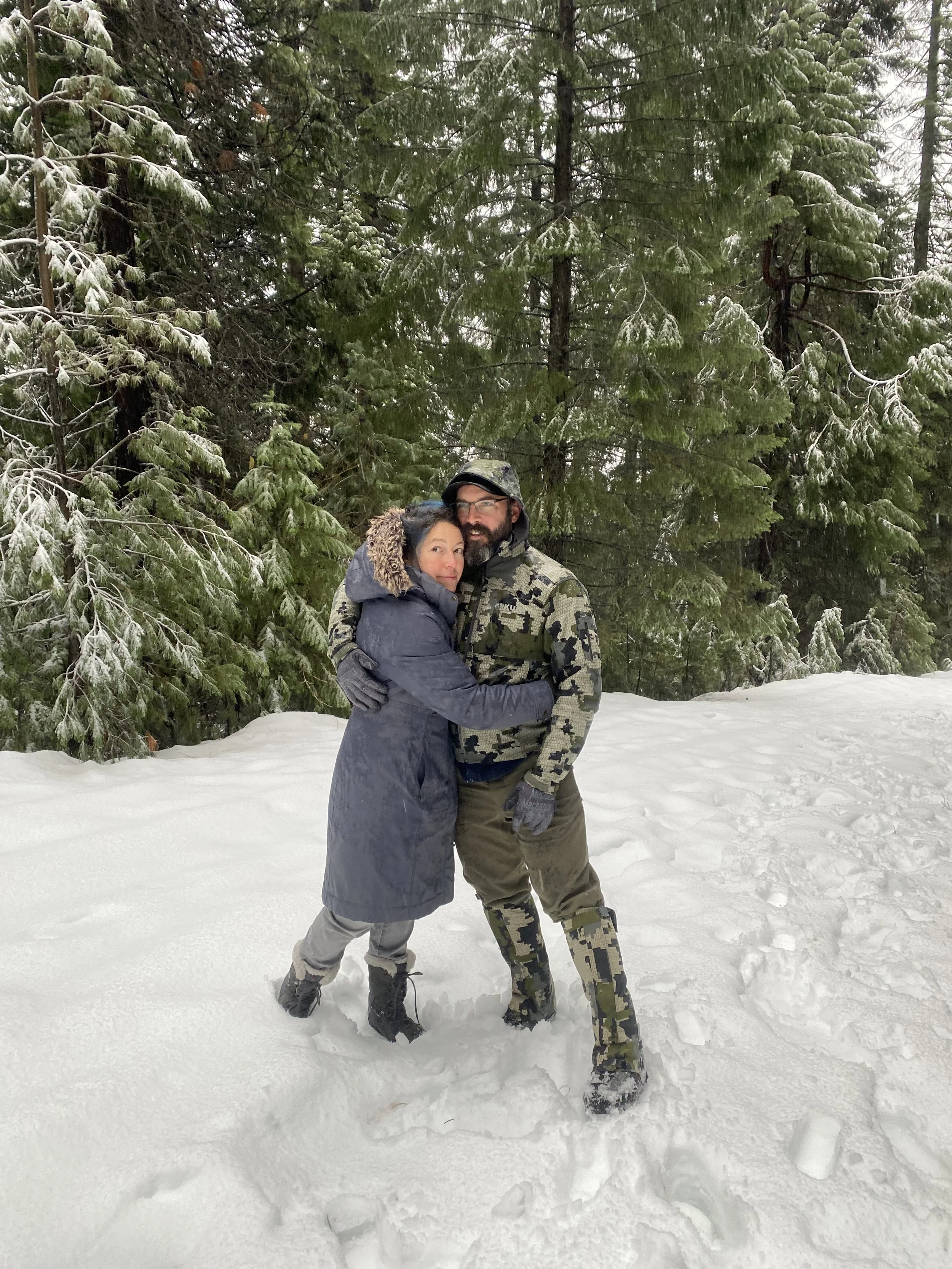 Annemarie's birthday in Weaverville, CA, January 2023