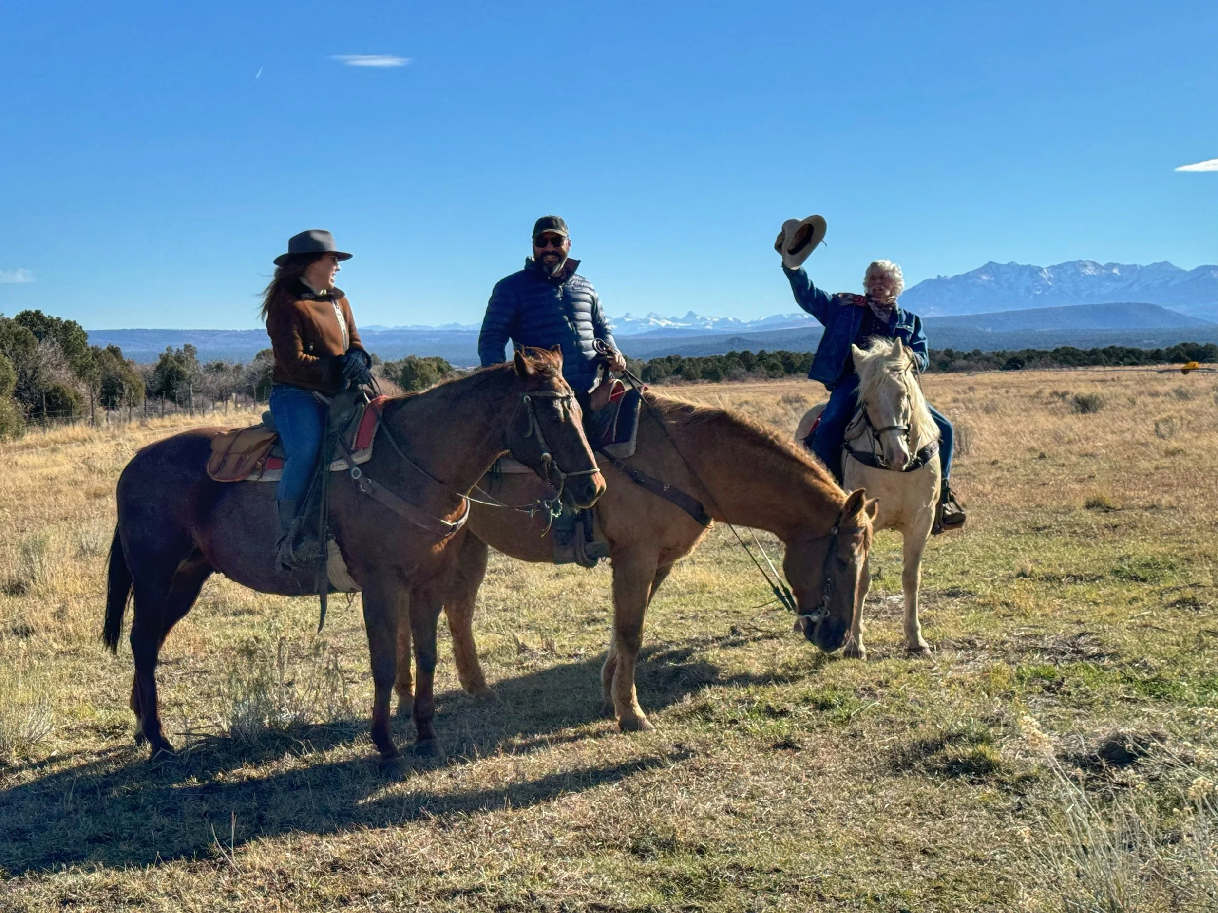 Riding with Roudy, Tellruide, CO, November 2024