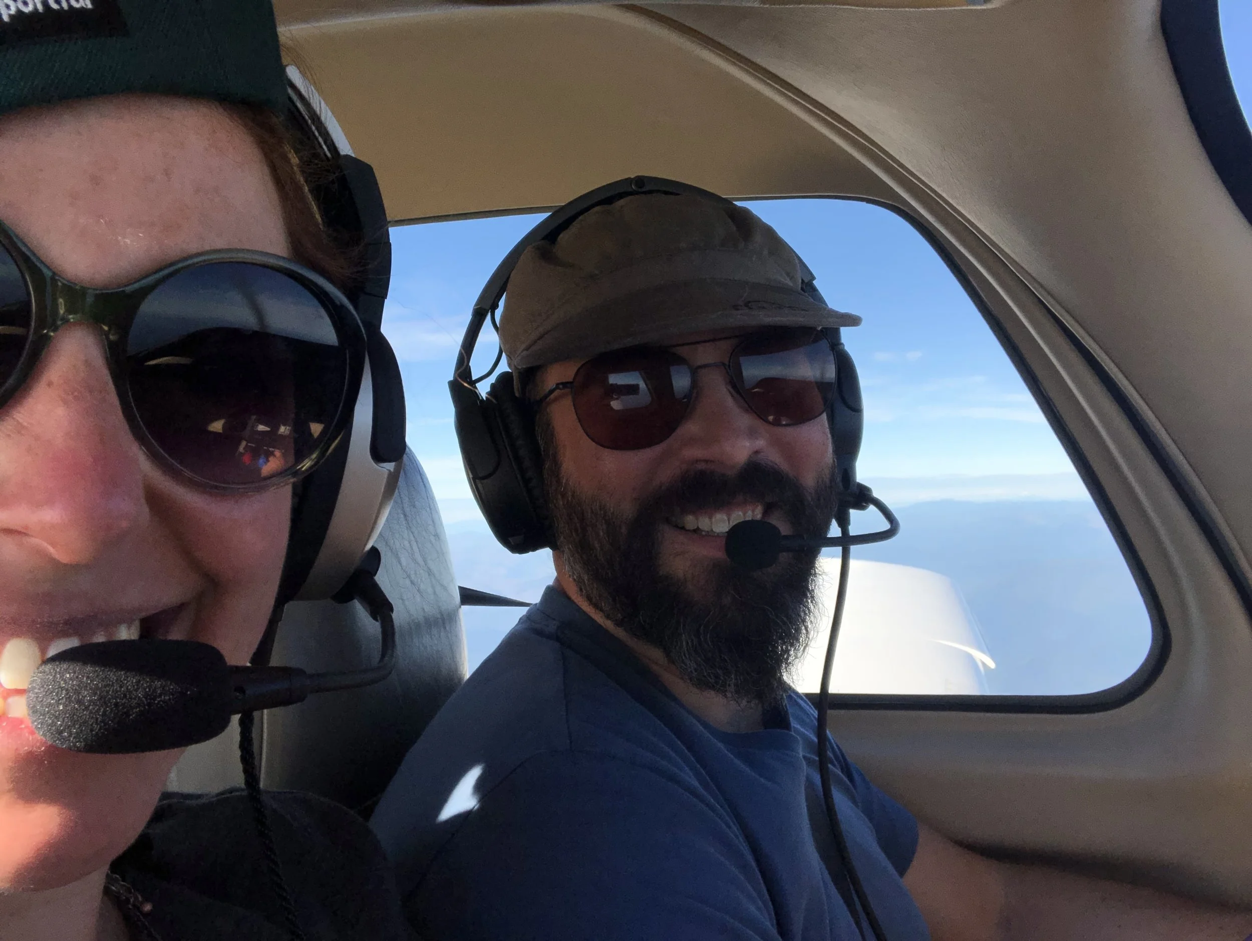 Flying home from Eugene, OR, May 2020