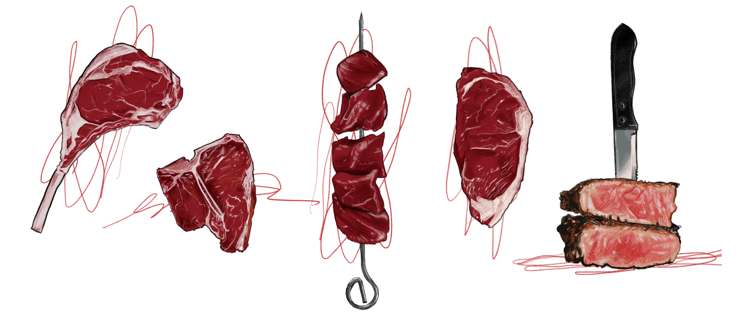 Salt Bae's former employees describe tip theft, discrimination, and polyester uniforms within the memeable meat empire (spot illustrations and lead image above)