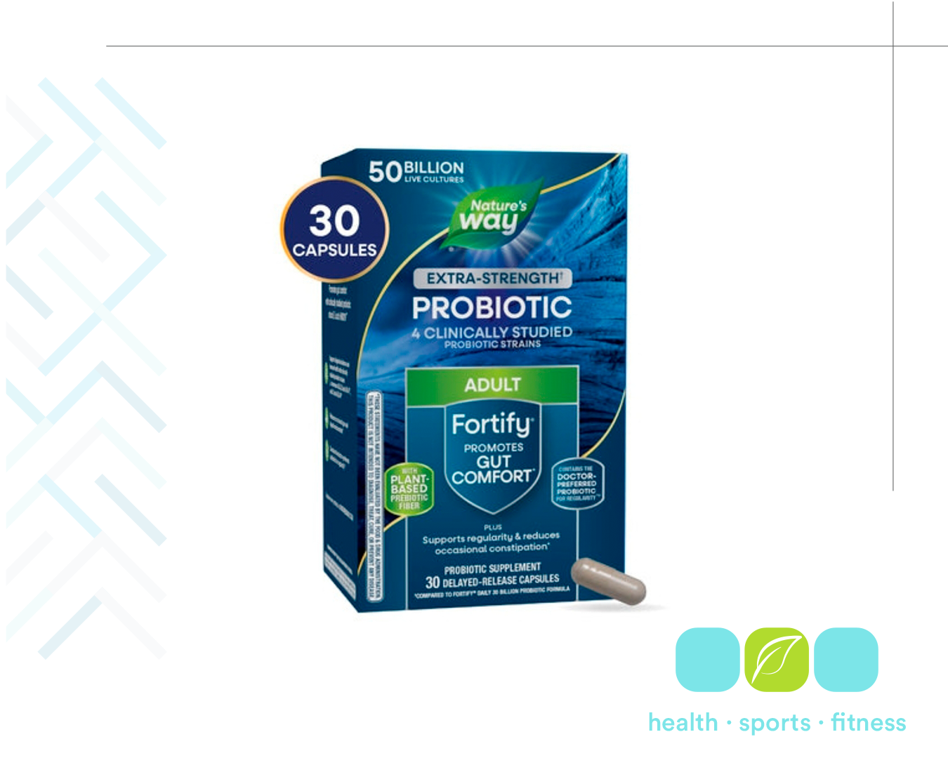 Q 357.00 Xtra-Strength probiotic 30 caps. Restaurar la flora intestinal con alta potencia. 