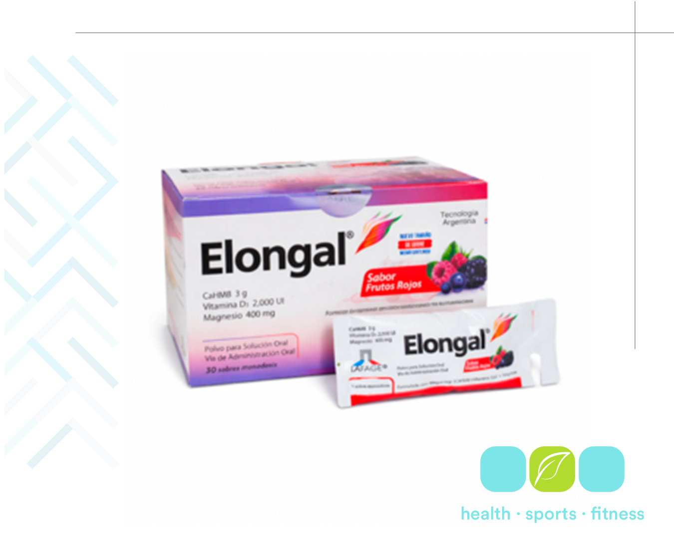 Q 452. Elongal 30 sobres. Proteger, regenerar y aliviar el dolor en las articulaciones y cartílagos. 