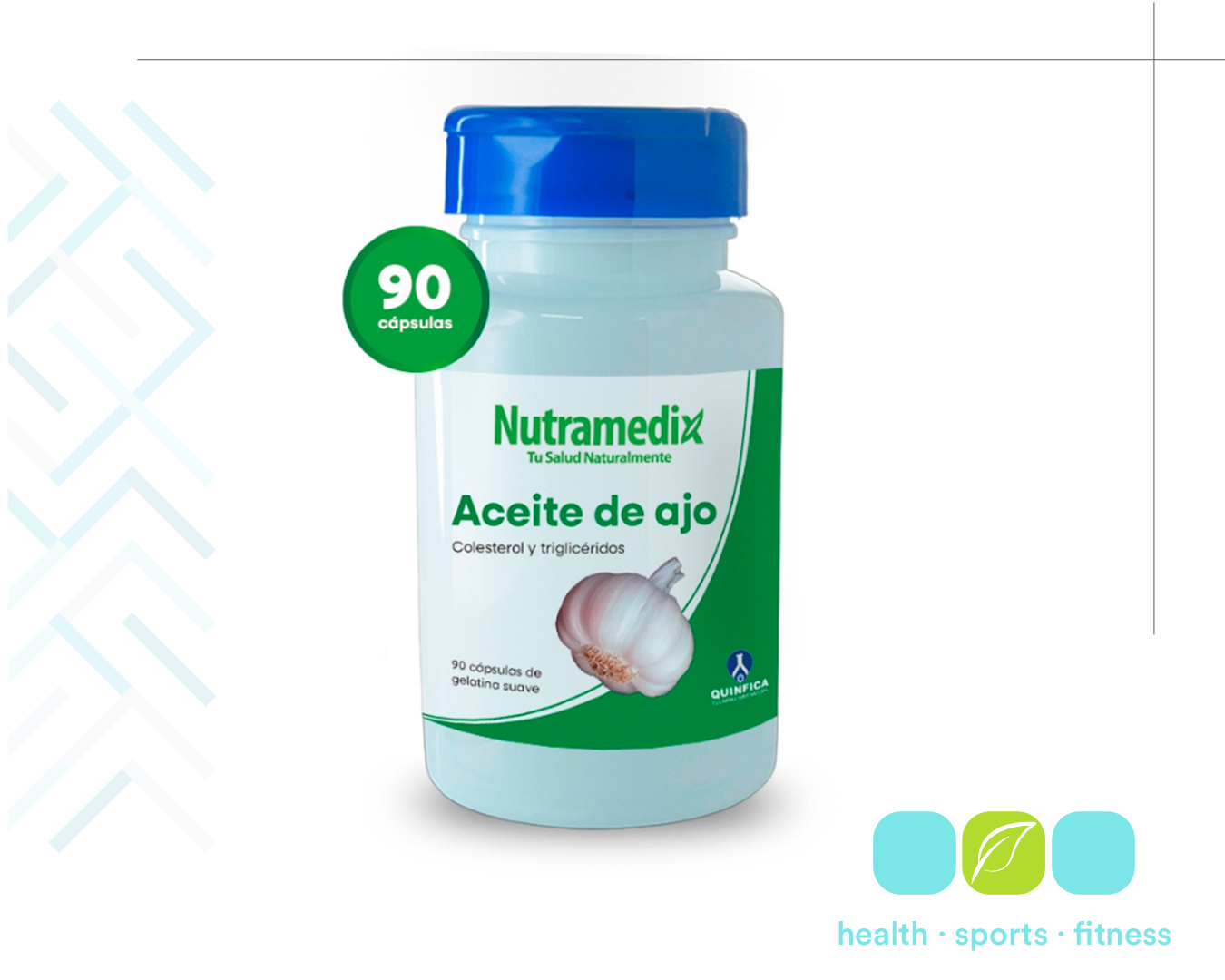 Q 77.00 Aceite de ajo 90 perlas, Protege la salud cardiovascular y regula la presión arterial. 