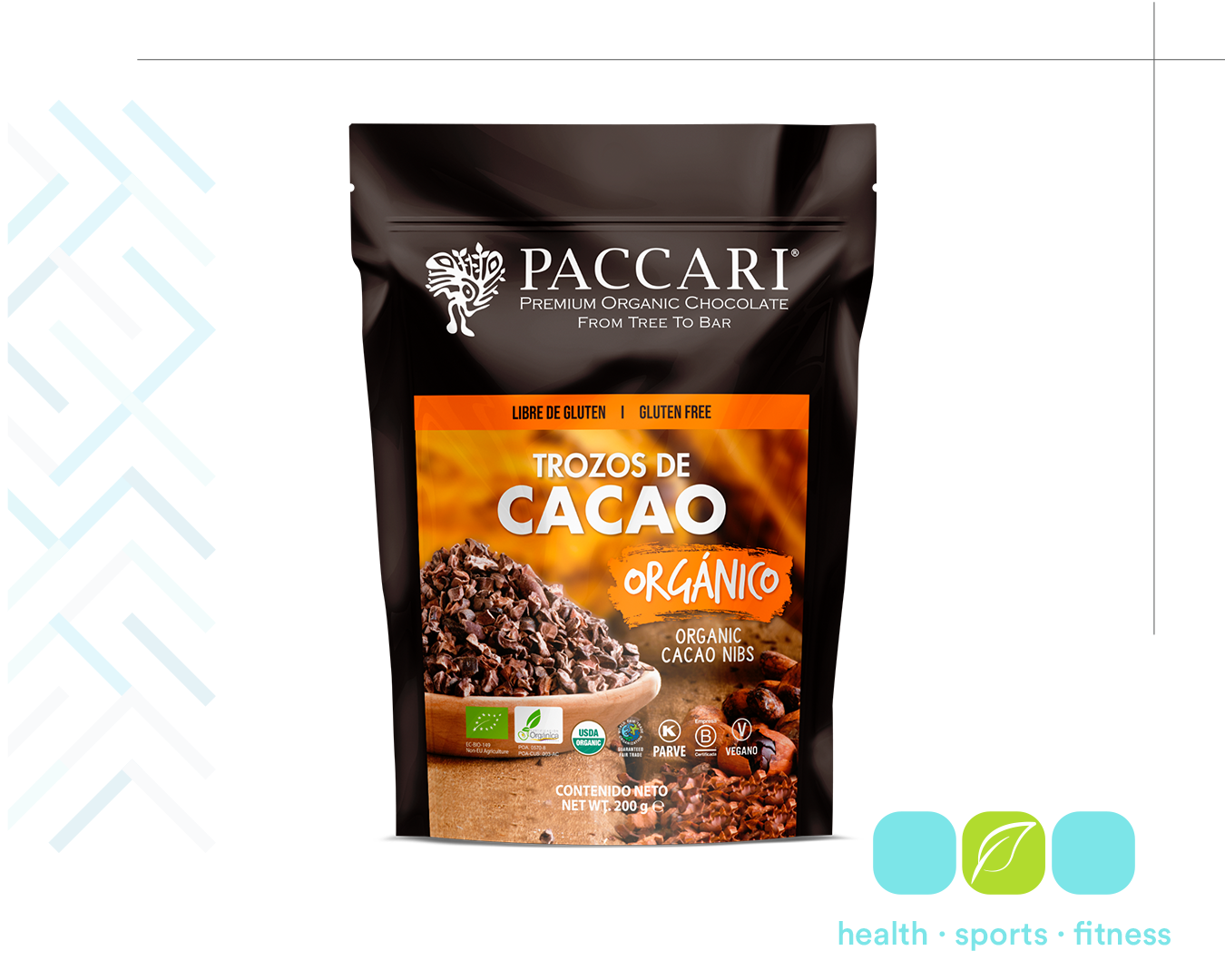 Q 199.00 Trozos de cacao Orgánico 454gr Un toque crujiente y amargo (nibs de cacao) para tus comidas. 