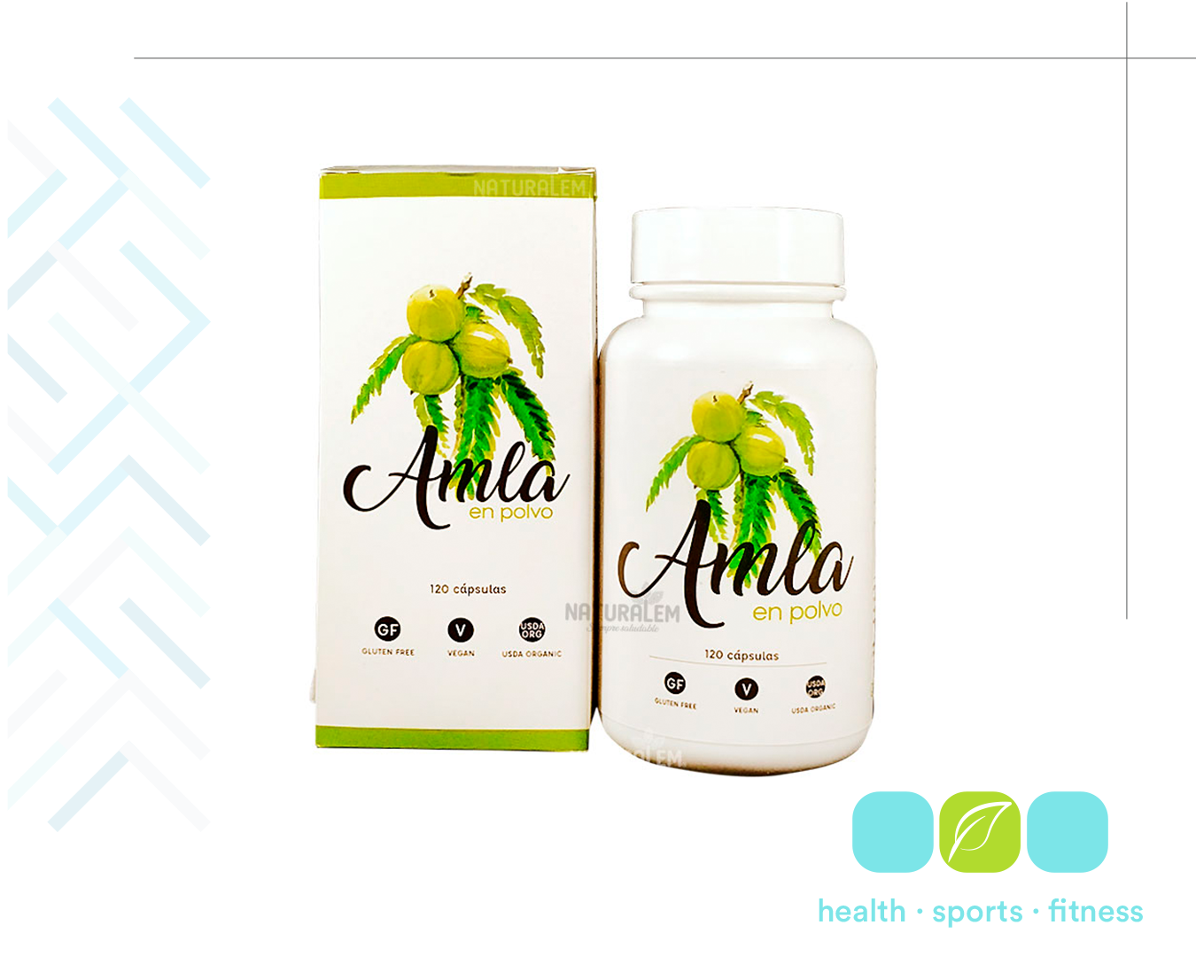 Q 125.00 Amla 120 caps. Un potente antioxidante y rejuvenecedor celular (grosella de la India). 