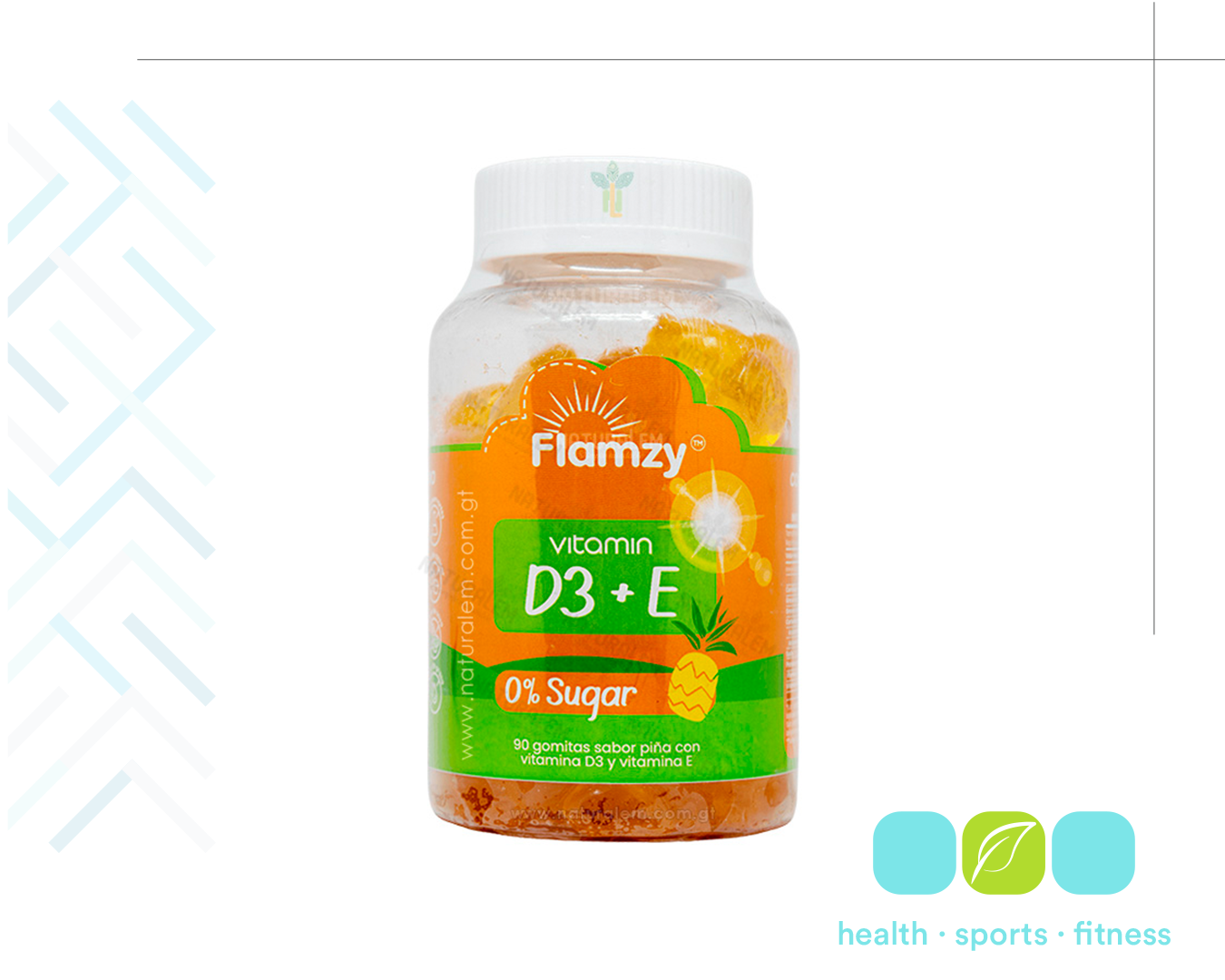 Q 185.00 Vitamin D3+ E 90 gomitas. Fortalecer el sistema inmunológico, proteger los músculos y cuidar la salud ósea. 