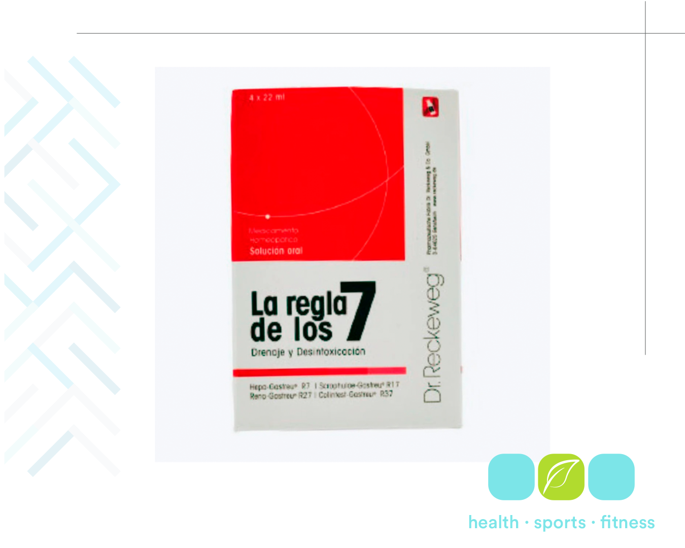 Q 367.00 La Regla de los 7-4 x22ml, Kit homeopático que sirve para la desintoxicación y el drenaje completo del cuerpo. 