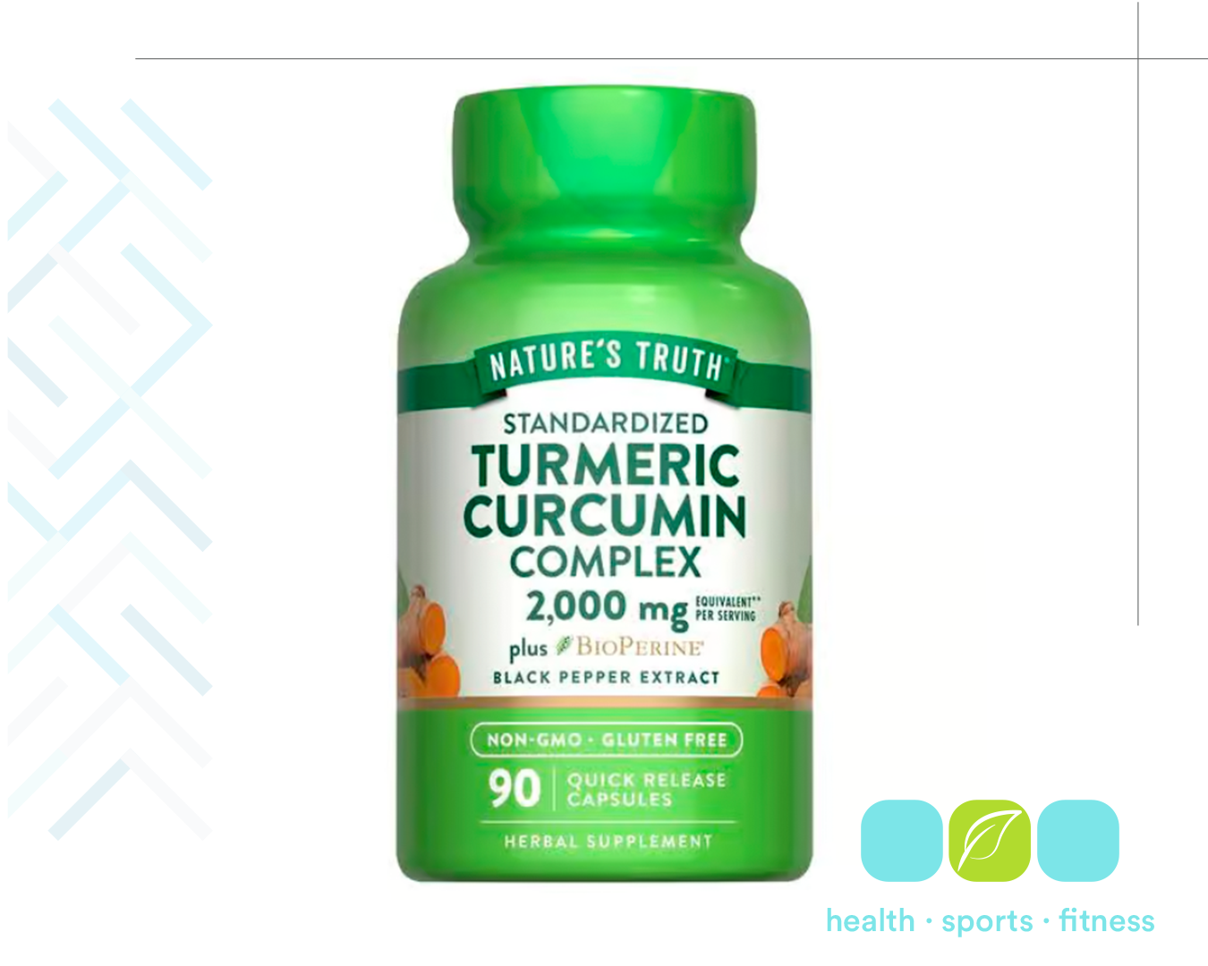 Q 317.00 Turmeric 90 caps Un potente antiinflamatorio natural para aliviar dolores de articulaciones.