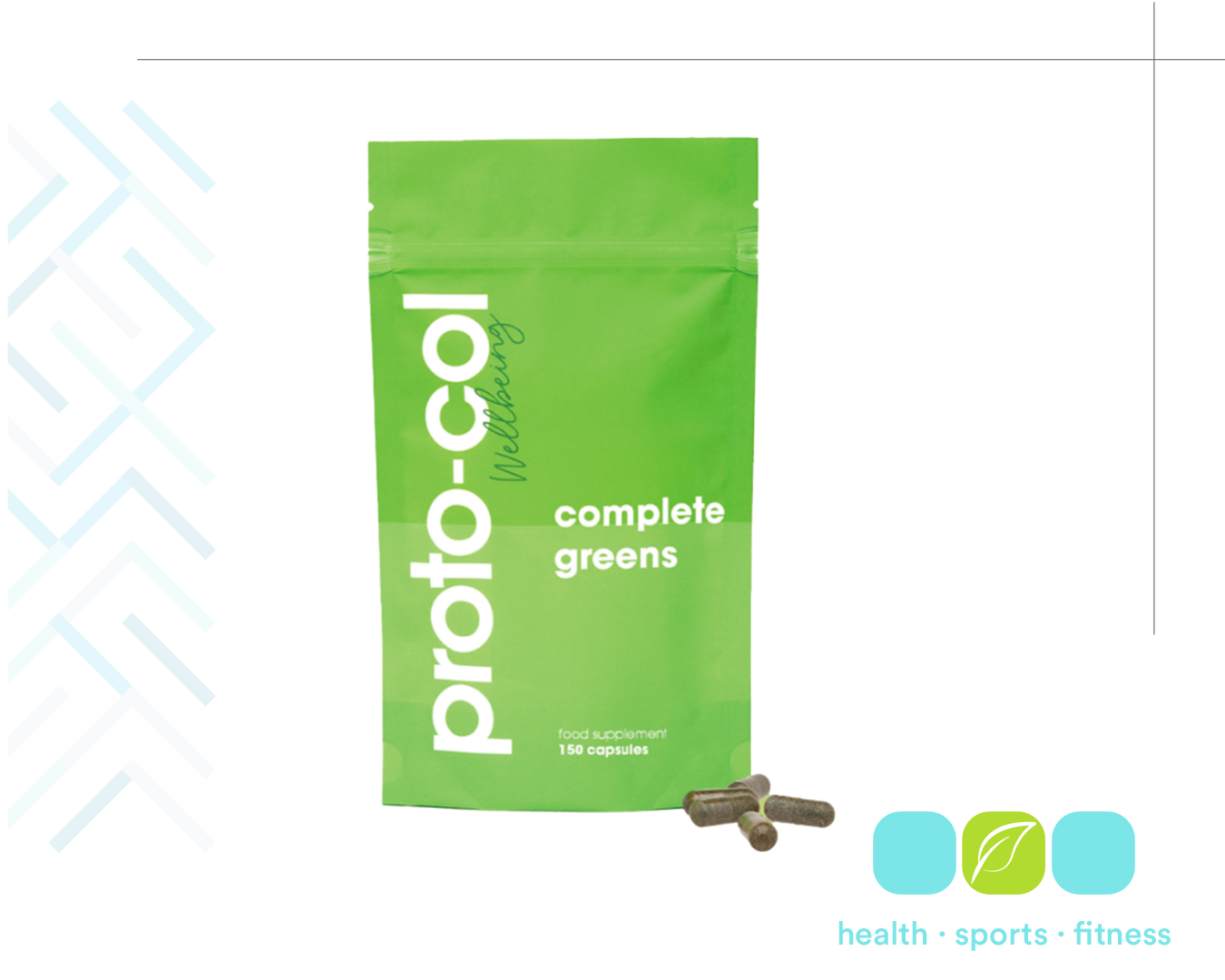 Q 282.00 Complete Greens 150 cap. Aportar antioxidantes y nutrientes de vegetales en un formato práctico. 
