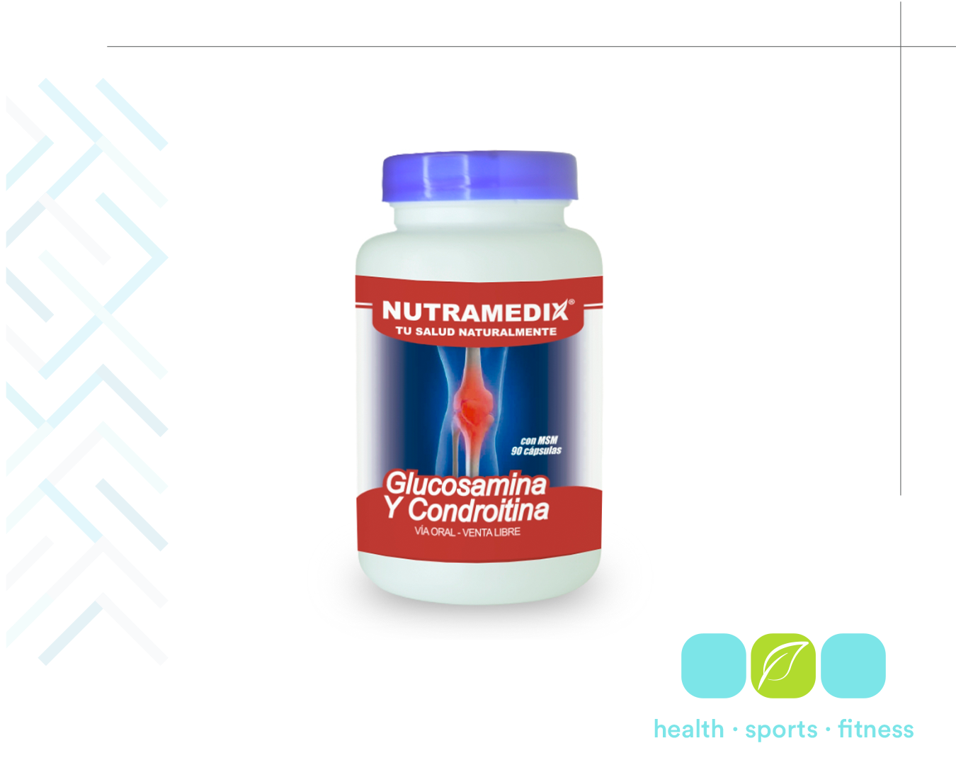 Q 268.00 Glucosamina 90 caps, Proteger, regenerar y flexibilizar las articulaciones. 