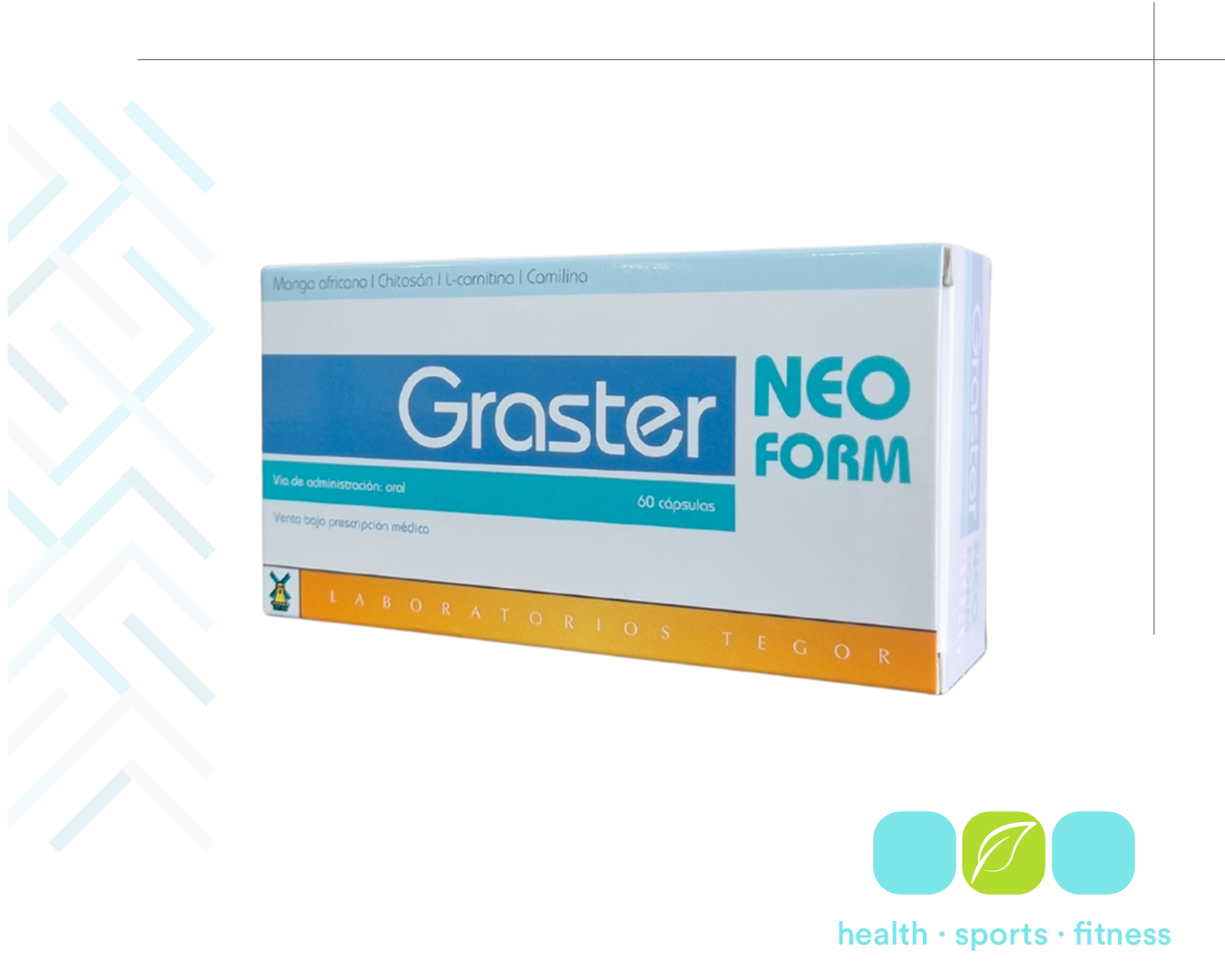 Q 257.00 Graster 60 caps. Quemagrasas de alta potencia en cápsulas para apoyar las dietas de reducción de peso. 
