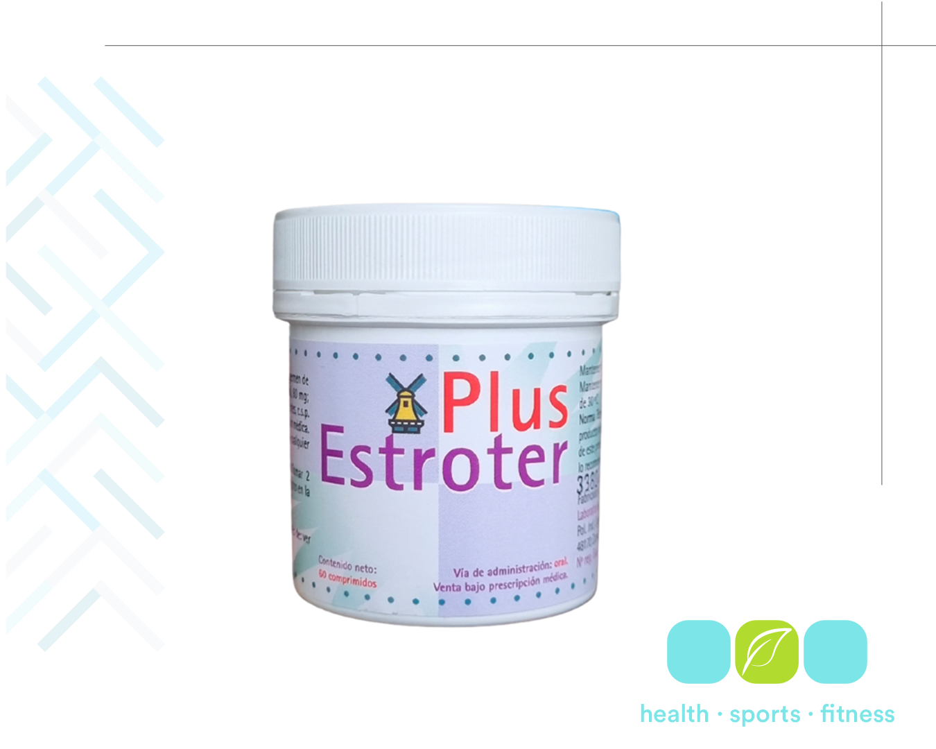 Q 395.00 Estroter Plus 60 caps. Atenuar los síntomas físicos y emocionales de la menopausia. 