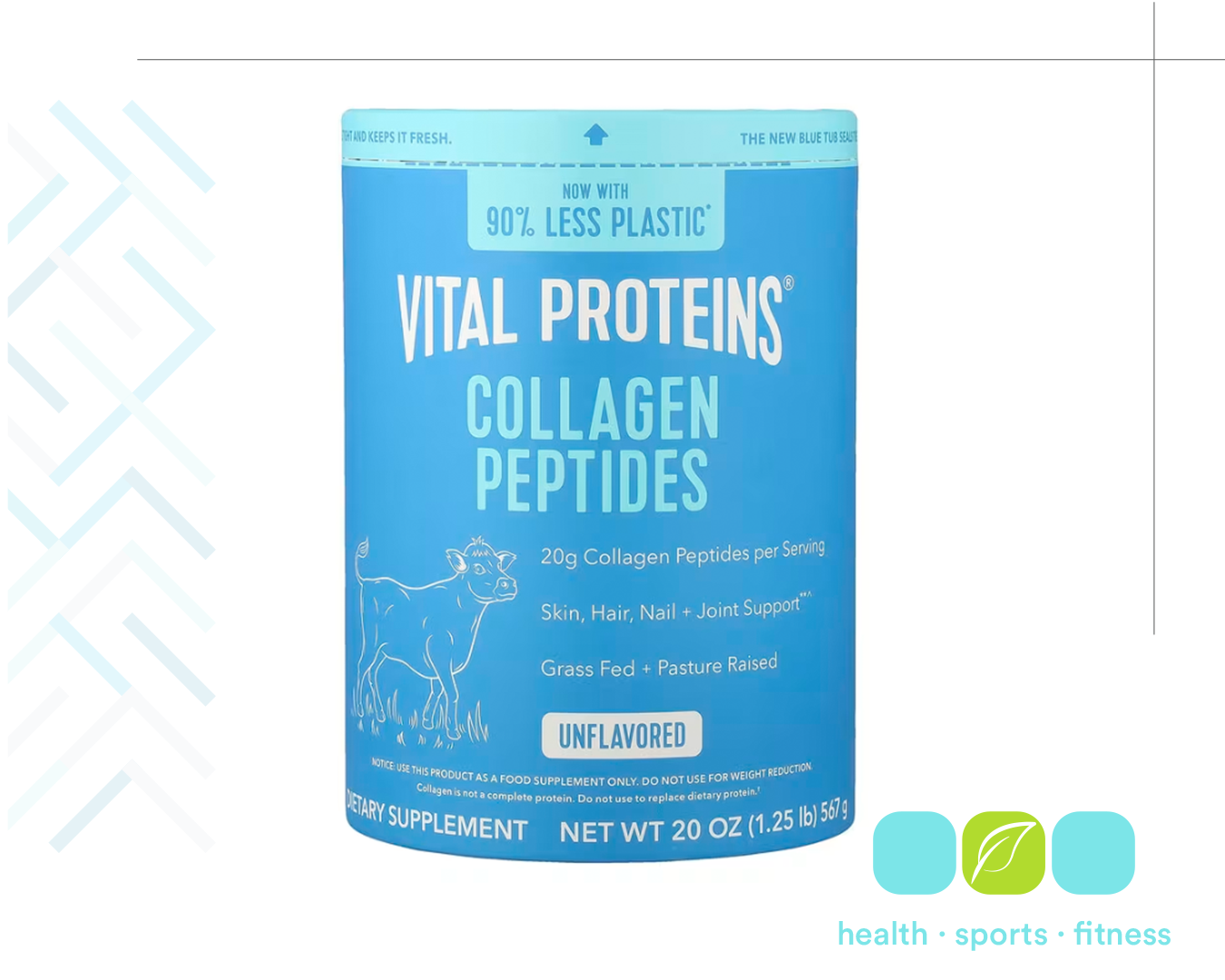 Q 695.00 Collagen Peptides 20oz 28porc. Proteger las articulaciones y mantener la firmeza de la piel.