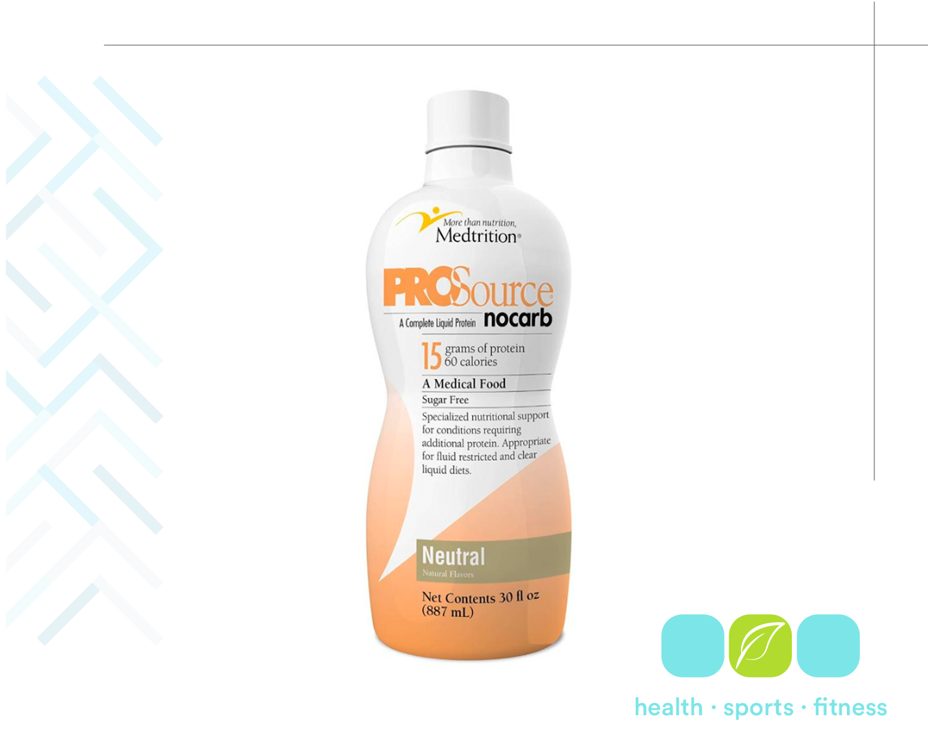  Q 1,192.00 Prosource No Carb 30 porc, Aportar una dosis alta de proteína líquida sin añadir azúcar ni carbohidratos. 