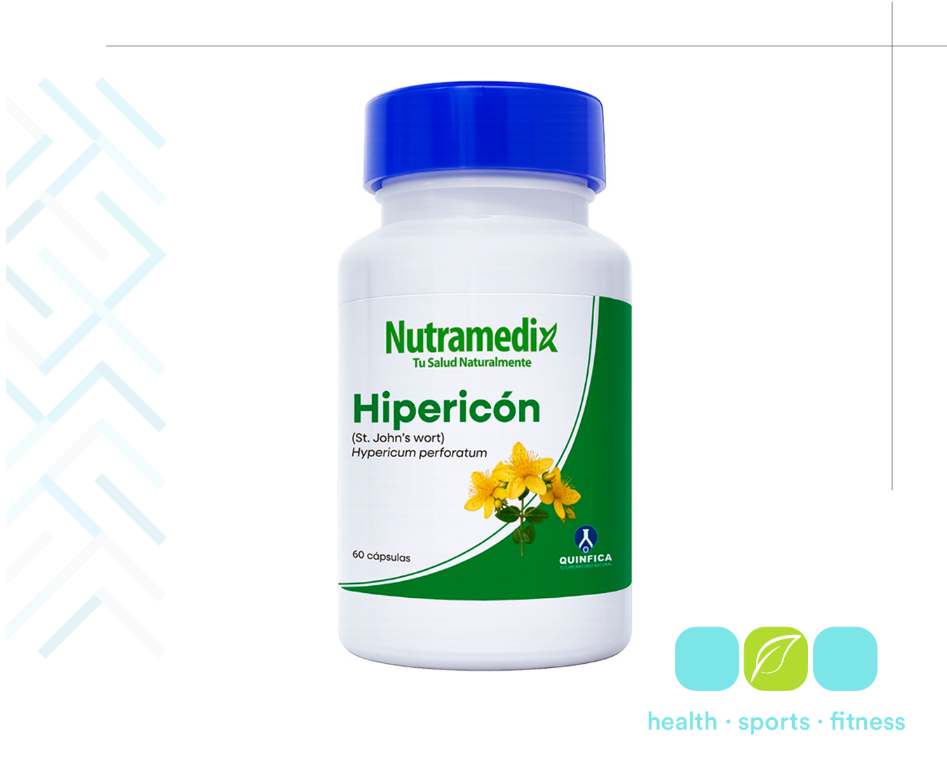 Q 85.00 Hipericón 60 caps. Un estabilizador natural del estado de ánimo. Es utilizado tradicionalmente para aliviar síntomas de depresión leve o moderada, el decaimiento y la apatía.