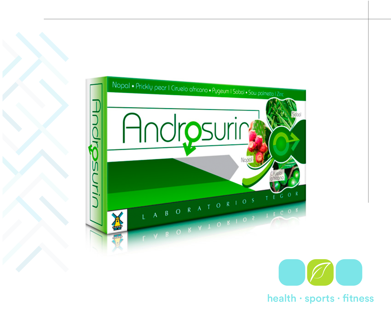 Q 225.00 Androsurin 40 caps, Es un complemento alimenticio de origen vegetal formulado especialmente para el cuidado y bienestar de la próstata y la salud masculina durante la madurez.
