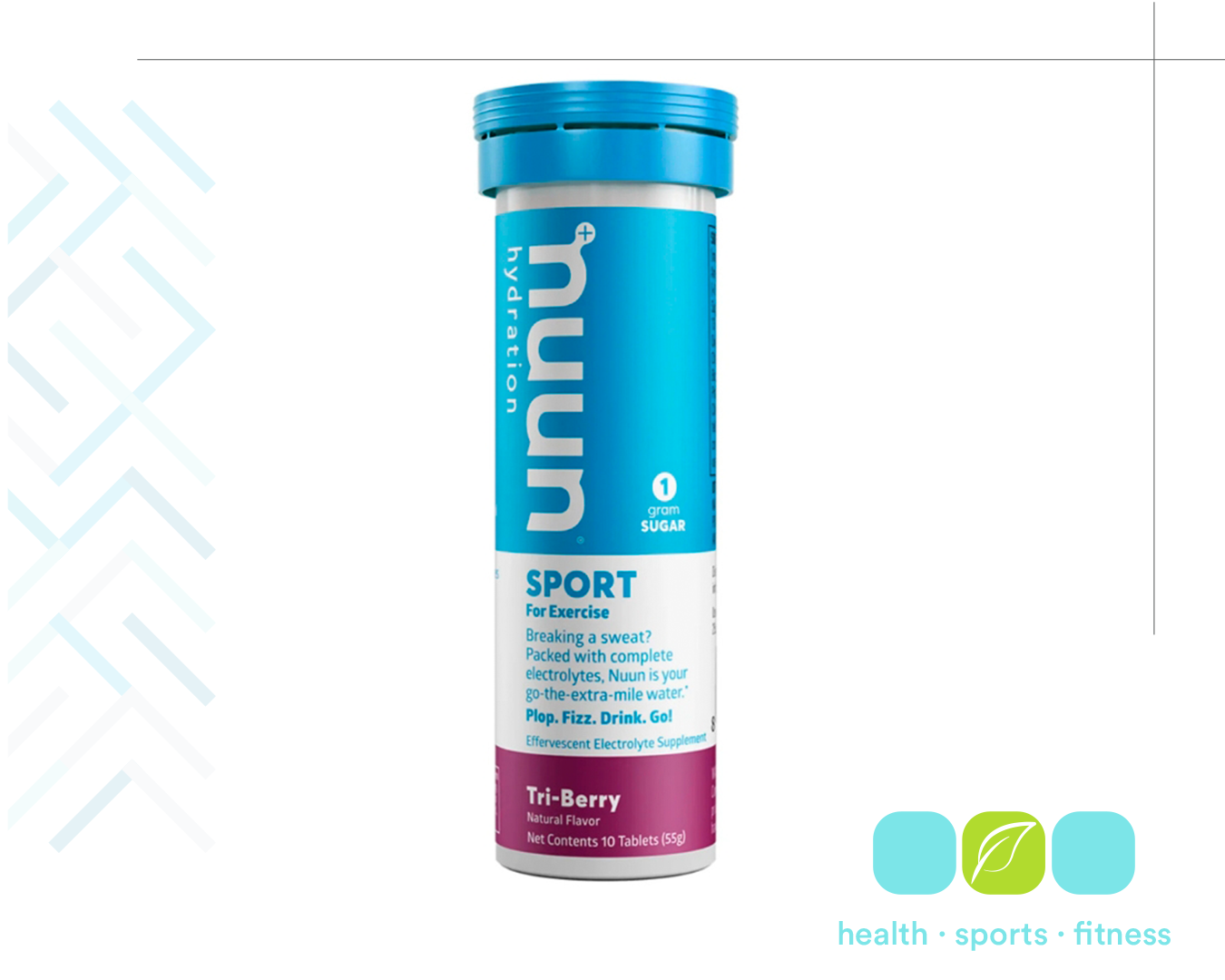 Q 77.00 Nuun 10 tabletas, Garantizar una hidratación óptima y reponer electrolitos sin aportar calorías. 