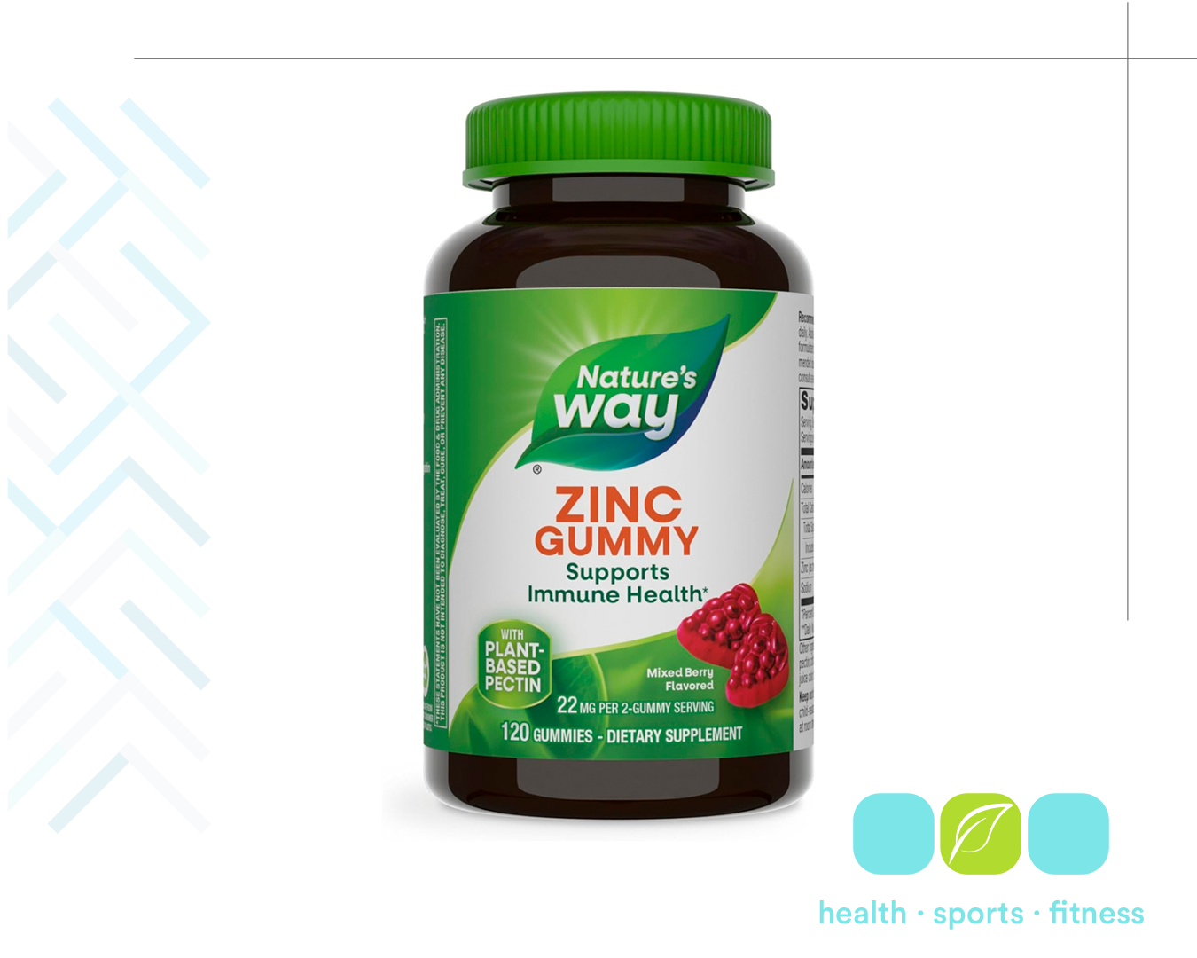 Q 312.00 Zinc 120 gummies. Potenciar el sistema inmunológico y la salud celular. 