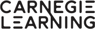 Black text displaying 'Carnegie Learning' on a white background.