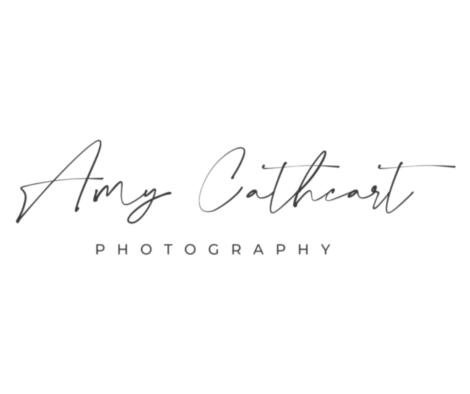 Logo with the text 'Amy Cathcart Photography' in elegant script font.