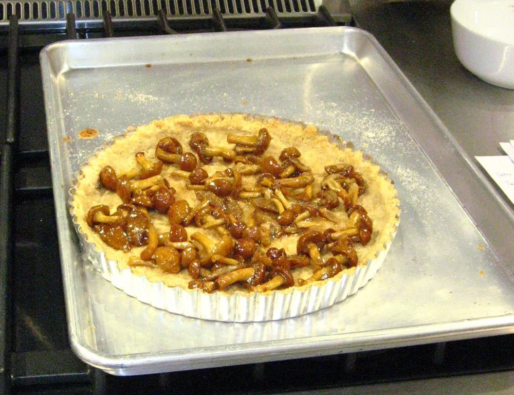 Sweet Forest Nameko Mushroom Custard Tart