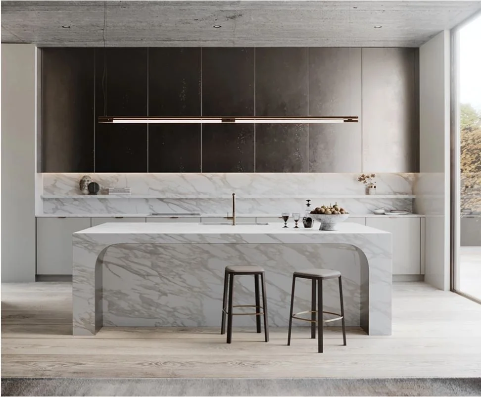 Choosing the right stone for your kitchen goes beyond how it looks on day one. It's easy to be drawn to colour, veiling and overall aesthetic and those things do matter as you will see it every day but the real decision is in how it performs over tim