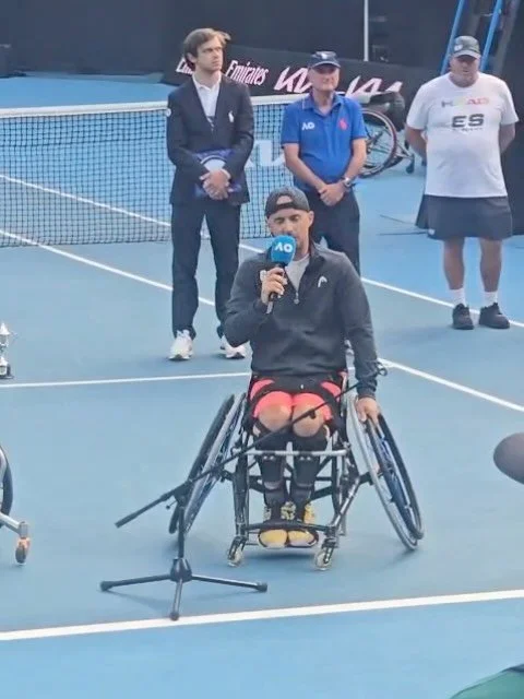 Mazel Tov Guy Sasson and Niels Vink 🏆
An outstanding performance and a brilliant win &mdash; skill, teamwork and determination on full display. So proud. 💙🎾 @guysassonofficial