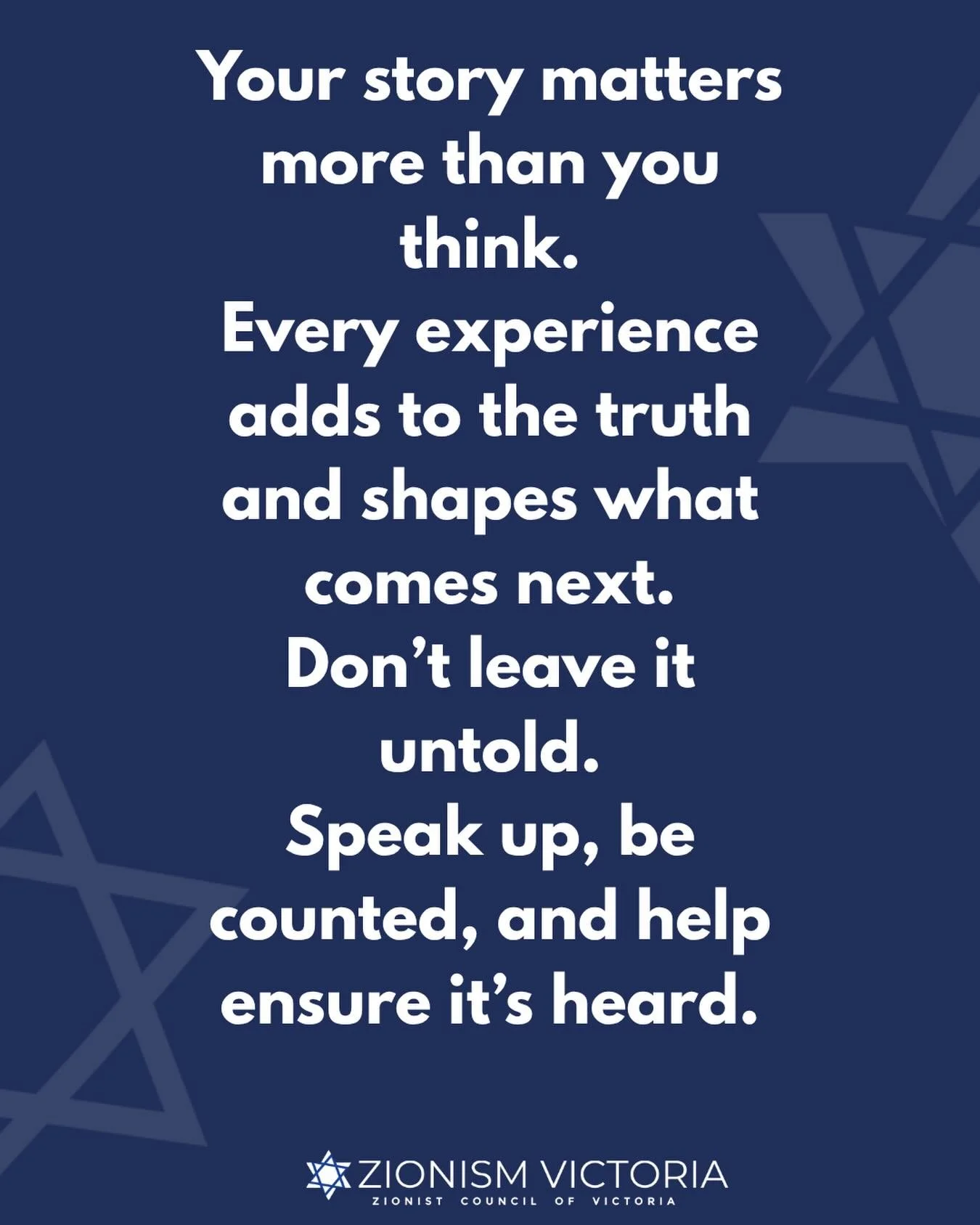 What is recorded endures. Every story matters. Ensure yours is part of the record: https://asc.royalcommission.gov.au/share-your-story/submissions