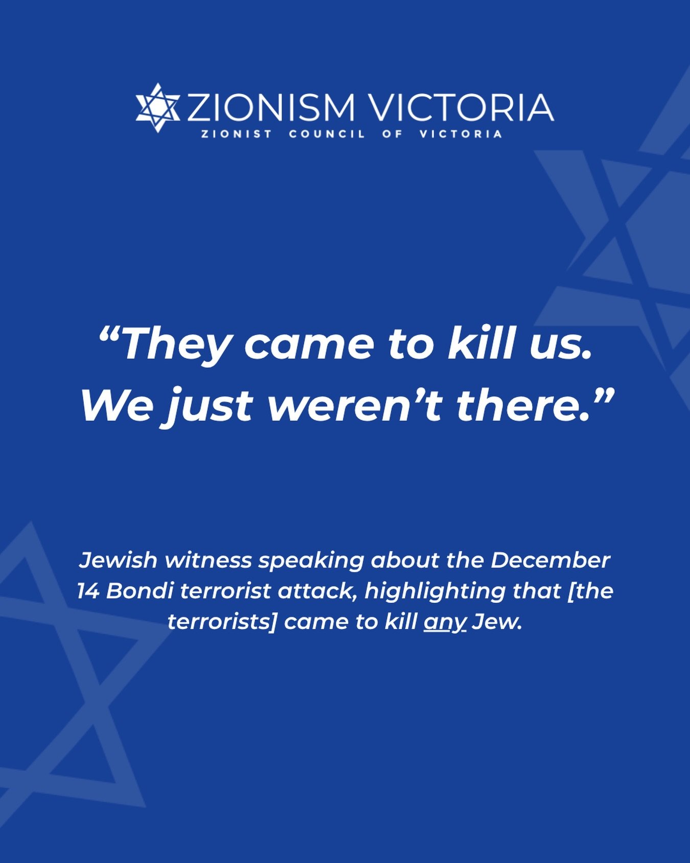 When you make a country unsafe for one group, you make it unsafe for everyone. 

These are extremely difficult words to hear, but they are important ones nonetheless. 

The Royal Commission into Antisemitism and Social Cohesion Hearings continue toda