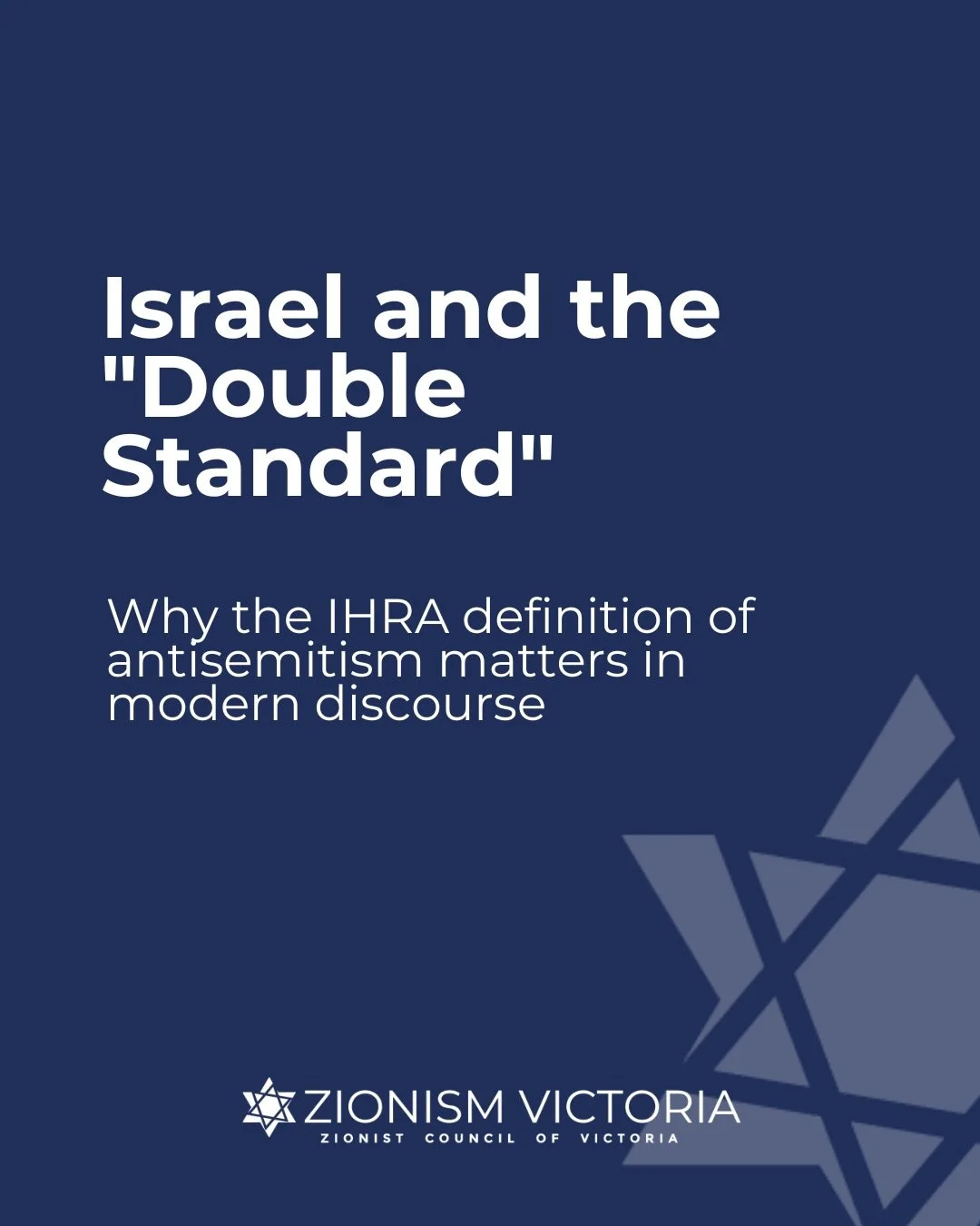 Can you criticise Israel without being antisemitic? Absolutely. 

But there is a line where criticism stops being about policy and starts being about identity. One of the most common ways this happens is through the &ldquo;Double Standard.&rdquo;

Th