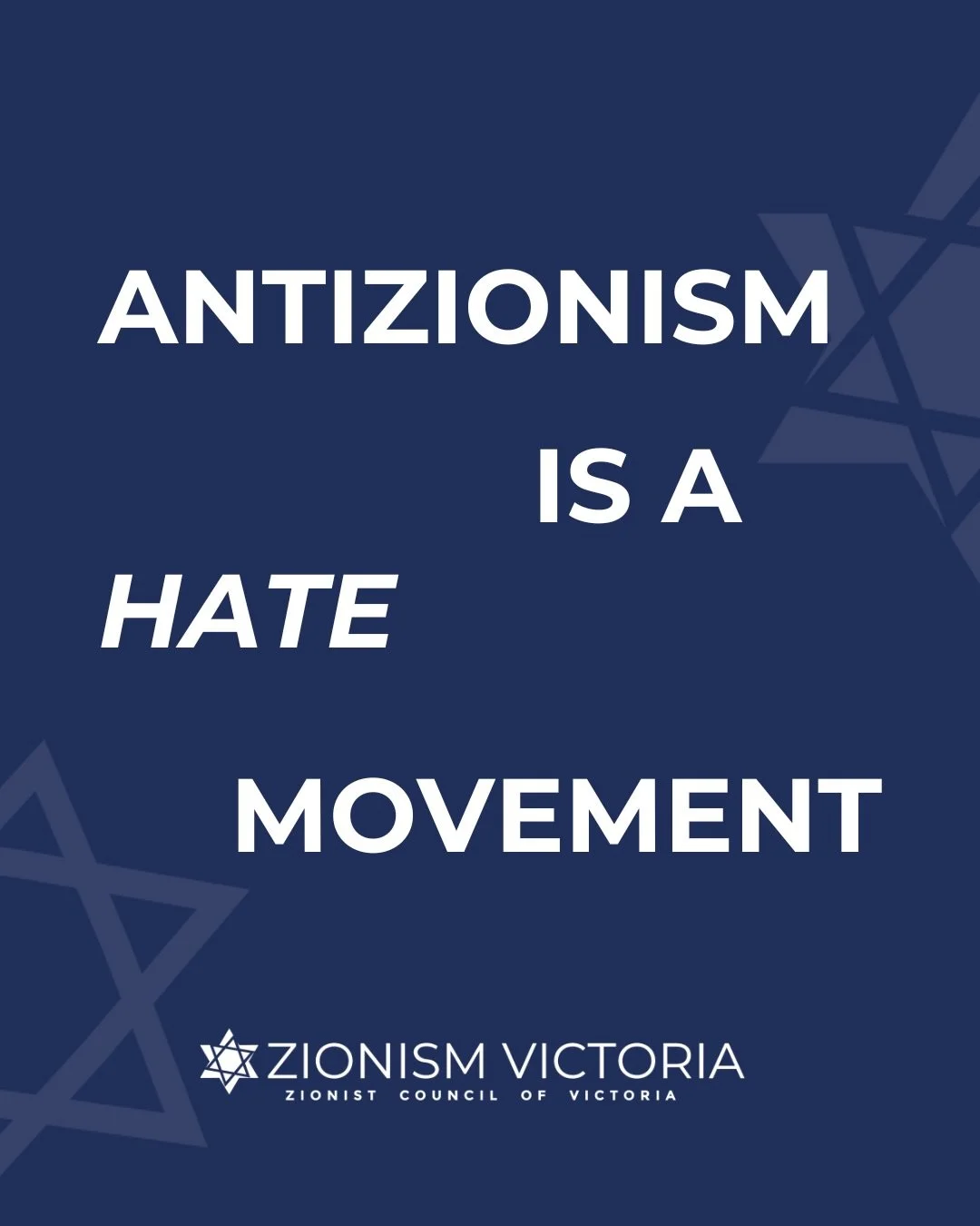 Antizionism is a modern form of antisemitism.
And we will not be silent about it.