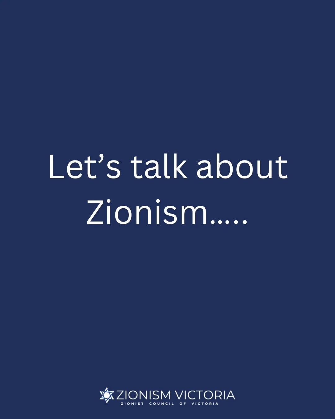 Let&rsquo;s talk about Zionism&hellip;
