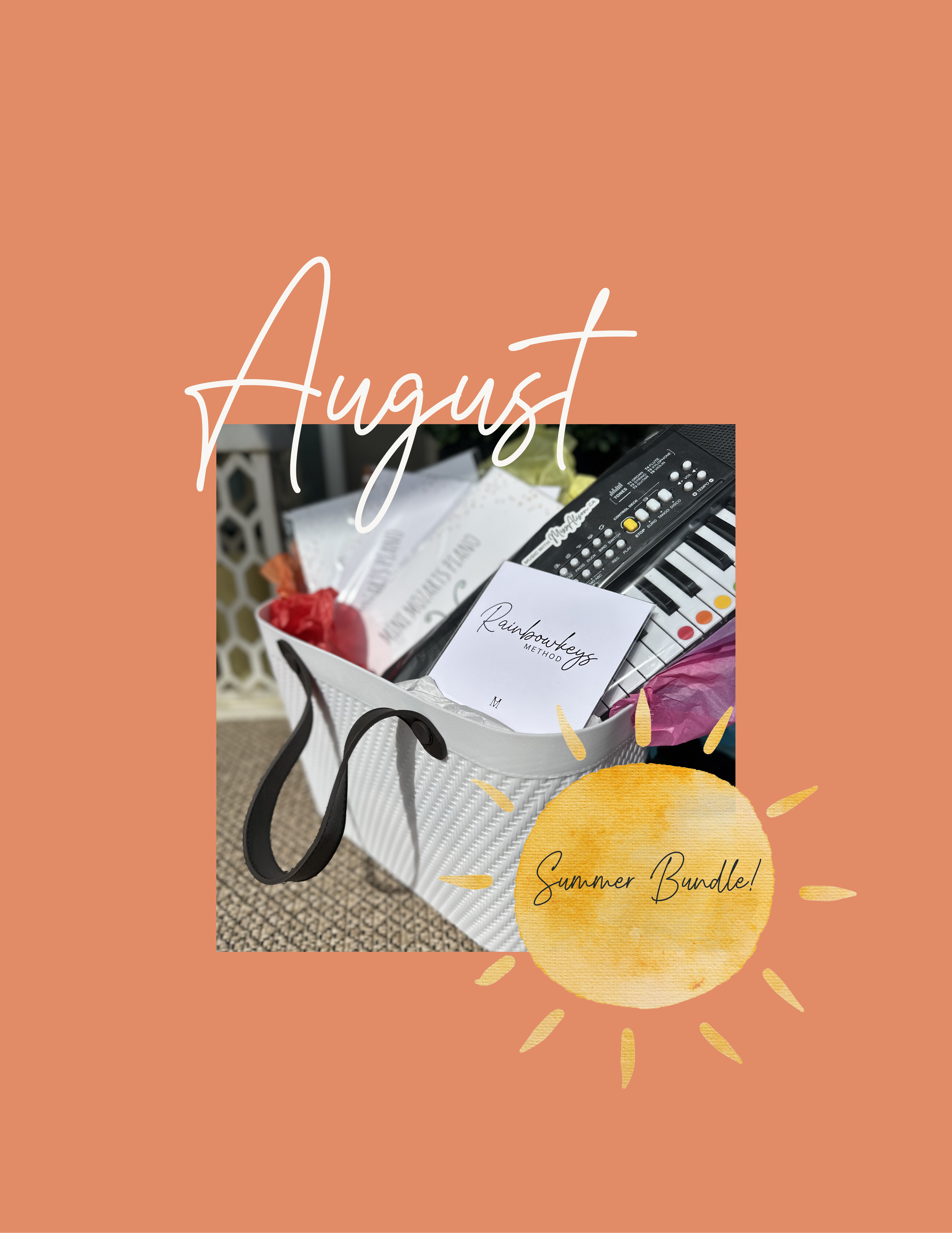 Preschool Piano Summer Bundle (Airdrie, Crossfield & Calgary August Drop)