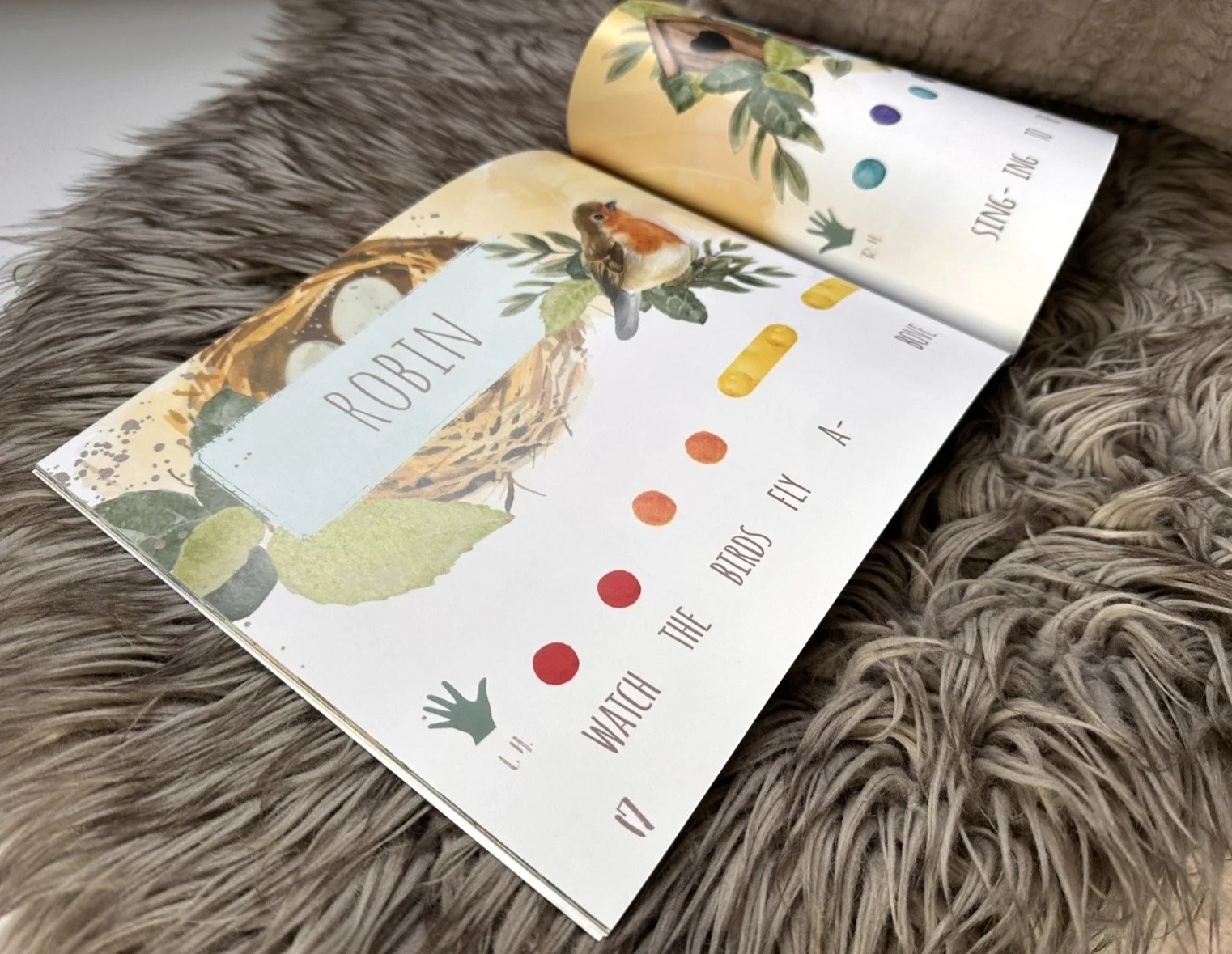 5 Mini Mozarts Piano Level Three Worm Alison Seipp Preschool Piano Lessons Robin Song Overhead View.jpg