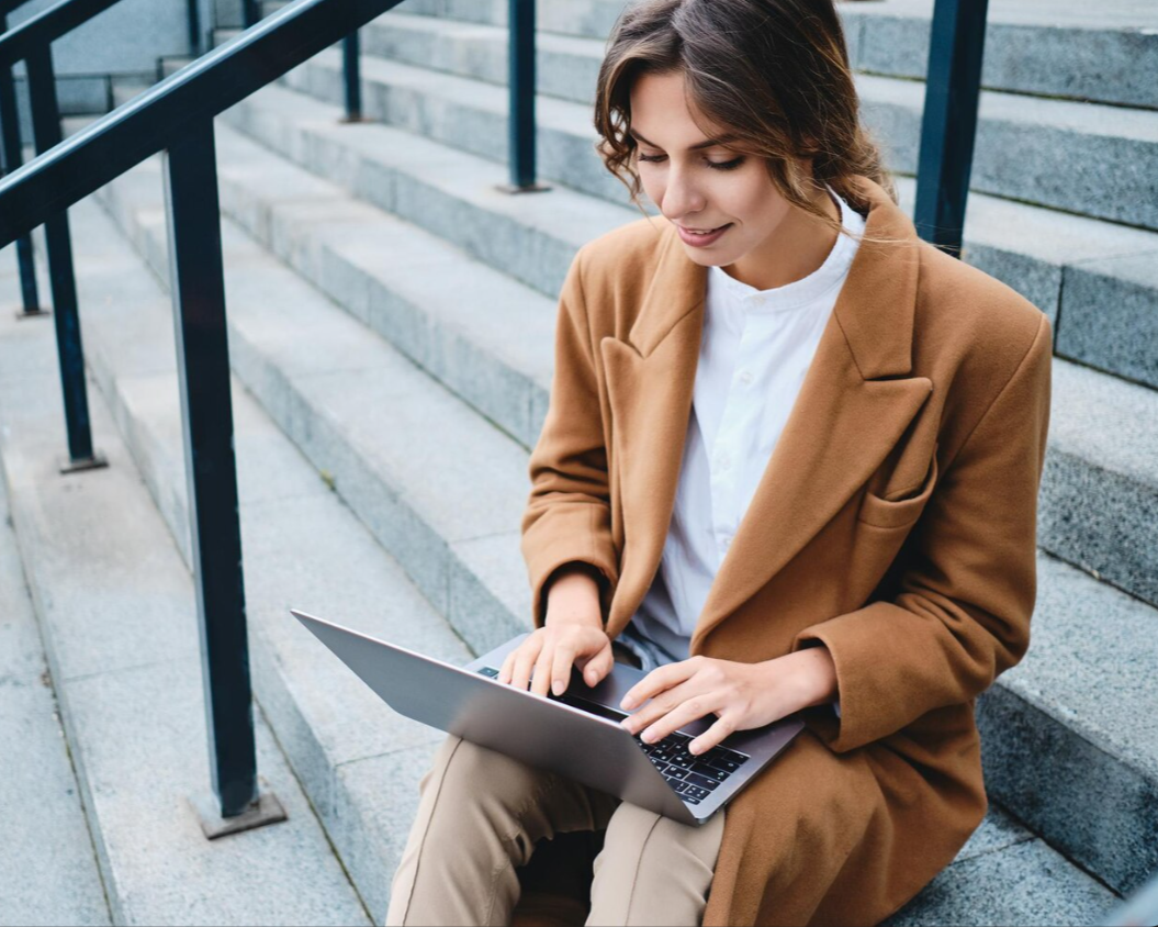 Young woman looking for a professional resume writer in Australia