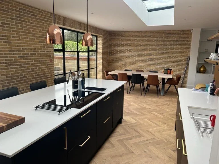 A full rear extension delivering a seamless open-plan kitchen and dining area.
Designed to bring in light, create space, and elevate everyday living.

#RearExtension #OpenPlanLiving #HomeTransformation #Norfolk #NorfolkBuilder