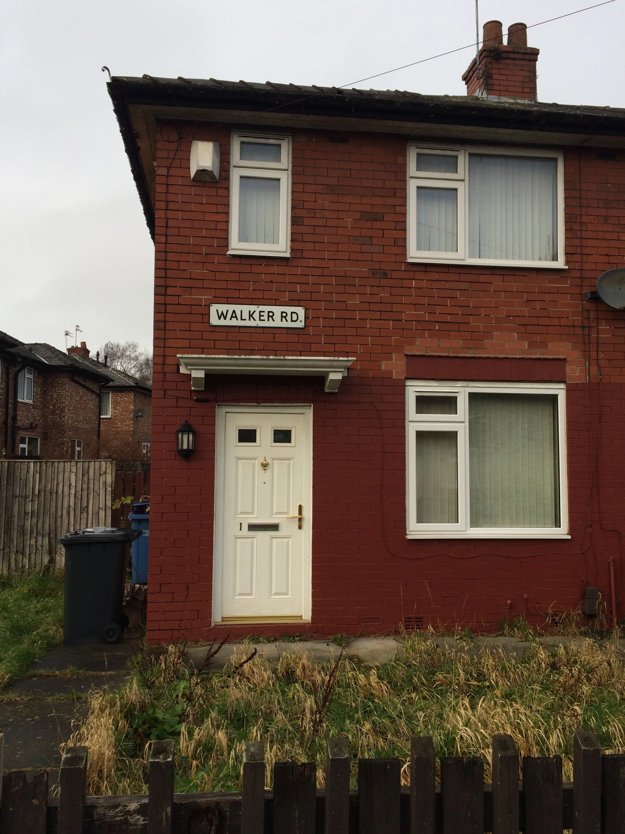 No 1 Walker Road, Eccles. Wouldn't it be something if we lived here?