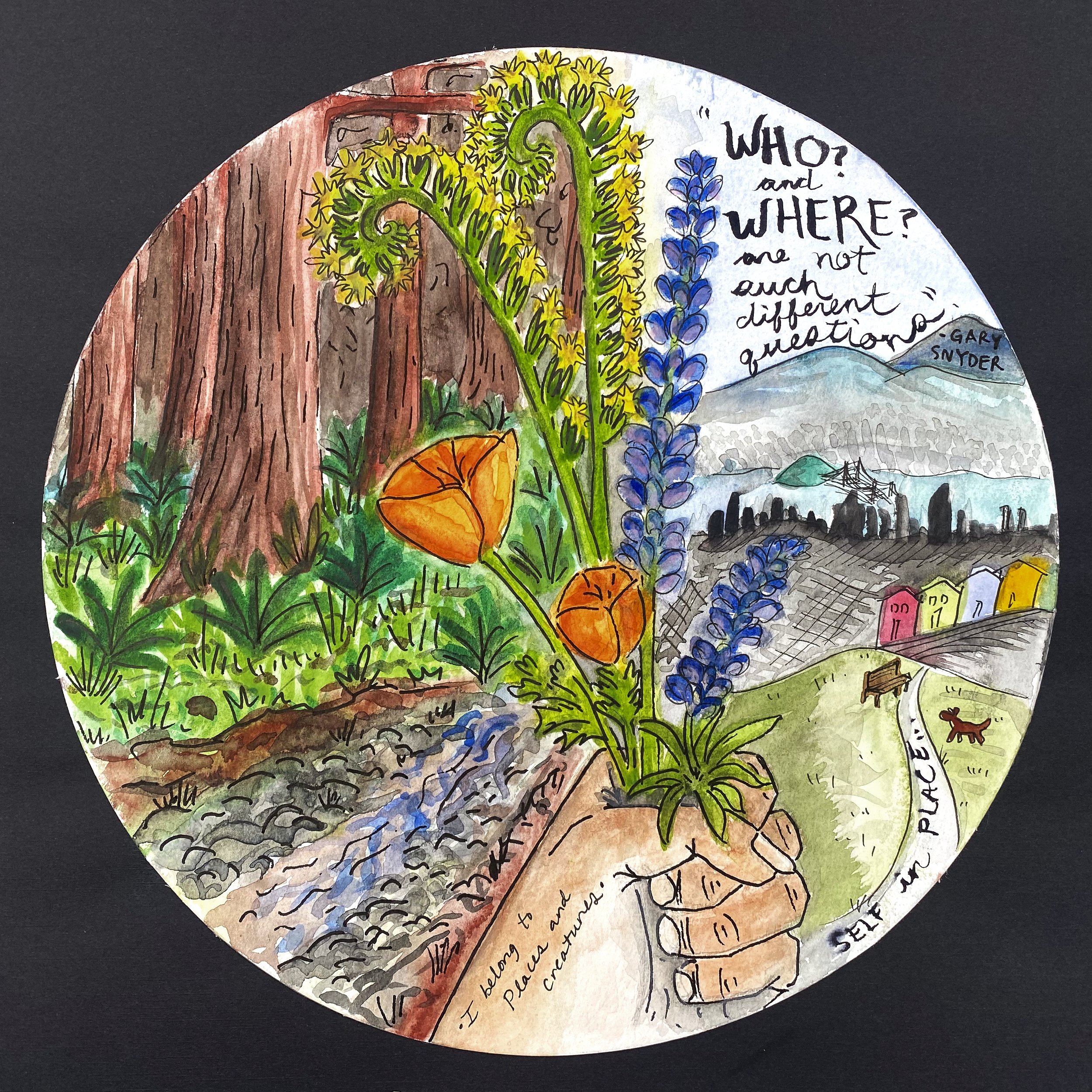 Self embedded in Place/The Natural World