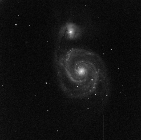 M51 Whirlpool Galaxy - Spiral Galaxy