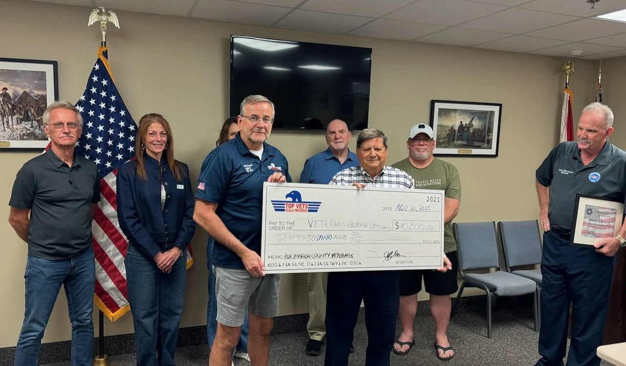 Donation to Veterans Helping Veterans