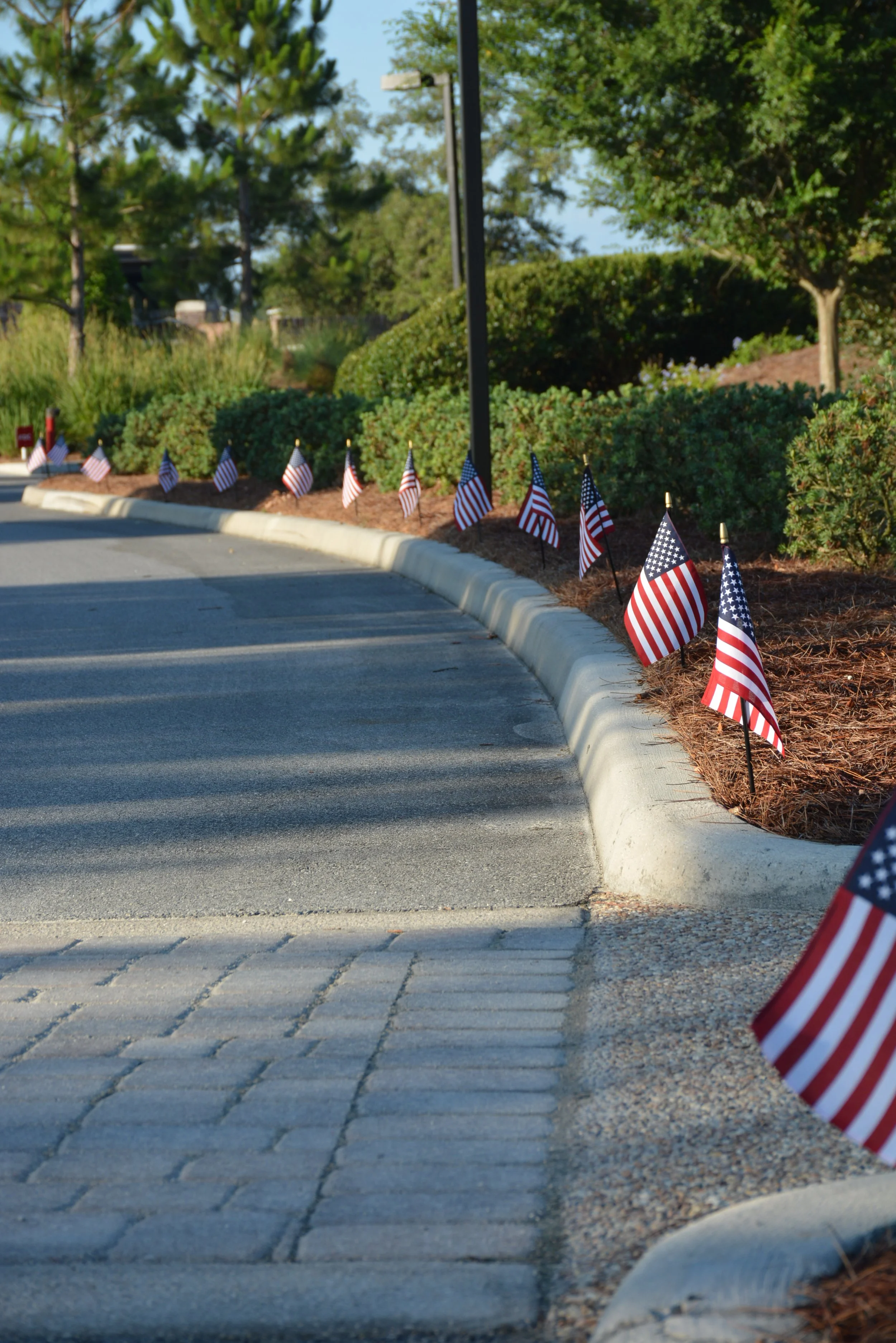 Memorial Day Flag Placement