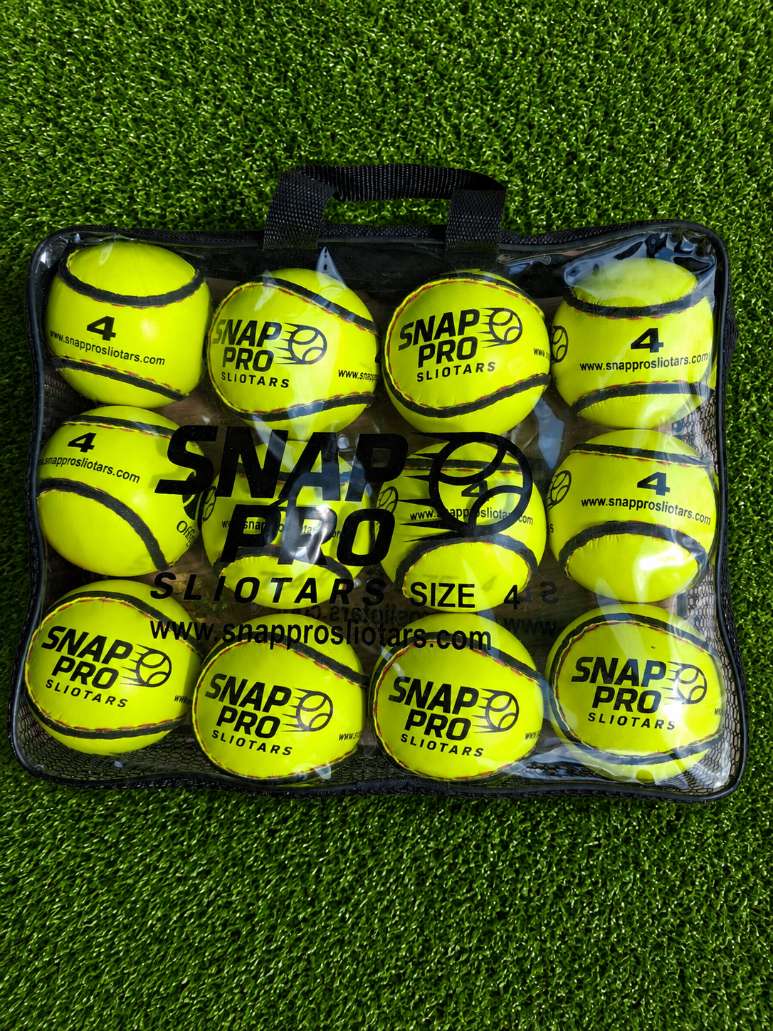 SnapPro Pack of 12 Size 4 sliotars