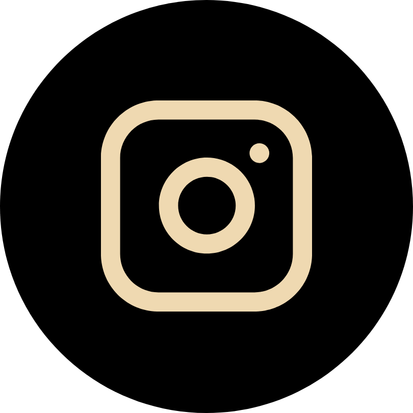 Yellow Instagram logo on black background