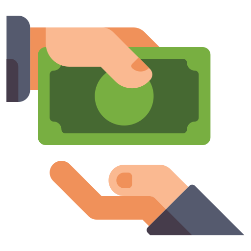 Item buyback service with cash applied toward cleanout cost