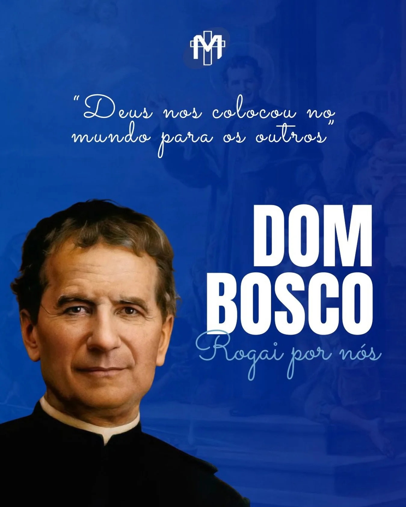 Hoje a Igreja celebra o dia de S&atilde;o Jo&atilde;o Bosco, baluarte da Comunidade Magnificat! 
Um verdadeiro exemplo de f&eacute;, amor e dedica&ccedil;&atilde;o, Dom Bosco ensinou ao mundo que educar &eacute; um ato de amor e que todo jovem carreg