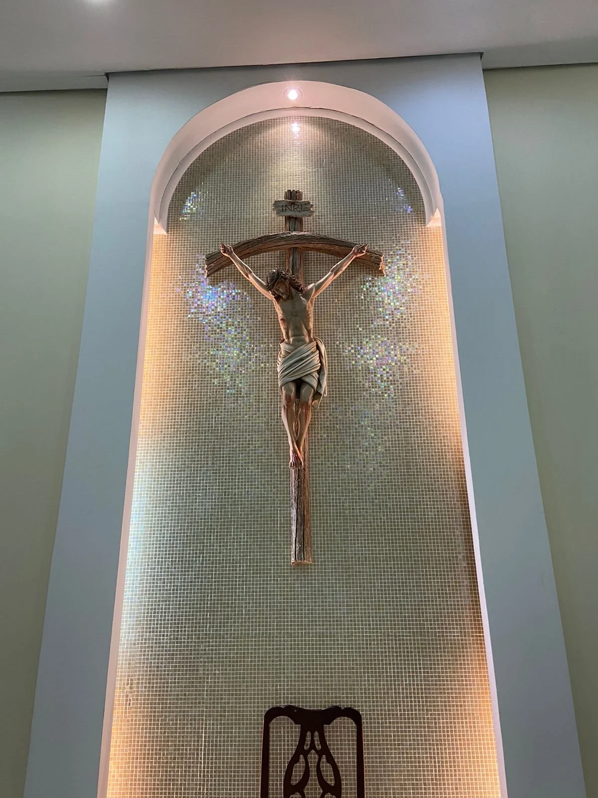 Jesus crucificado da comunidade magnificat capela da comunidade magnificat